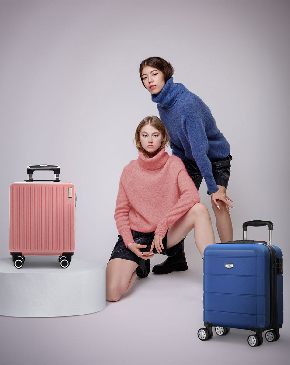 Rose Gold to Midnight Blue Cabin Suitcase