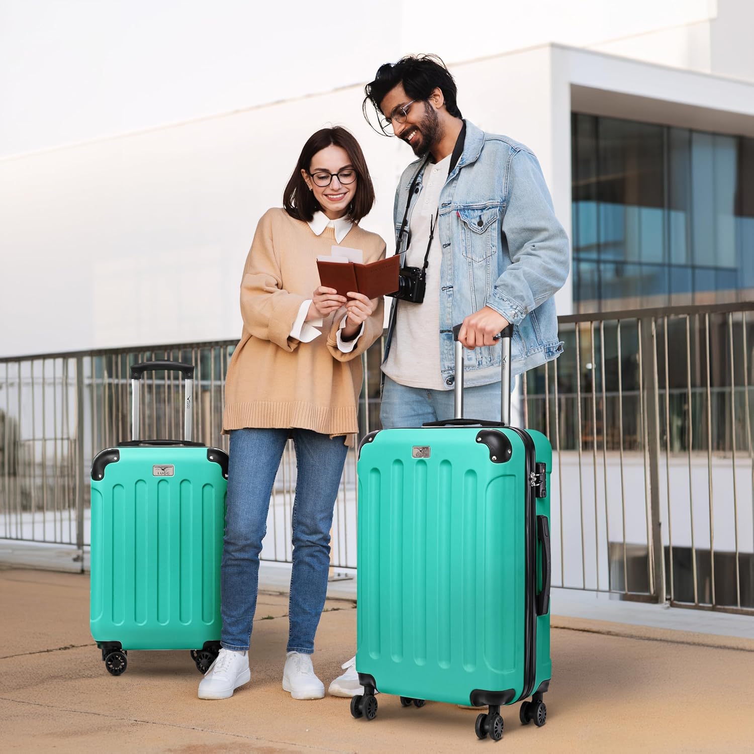 Skywander 2pc 20in & 24in Suitcase - Mint
