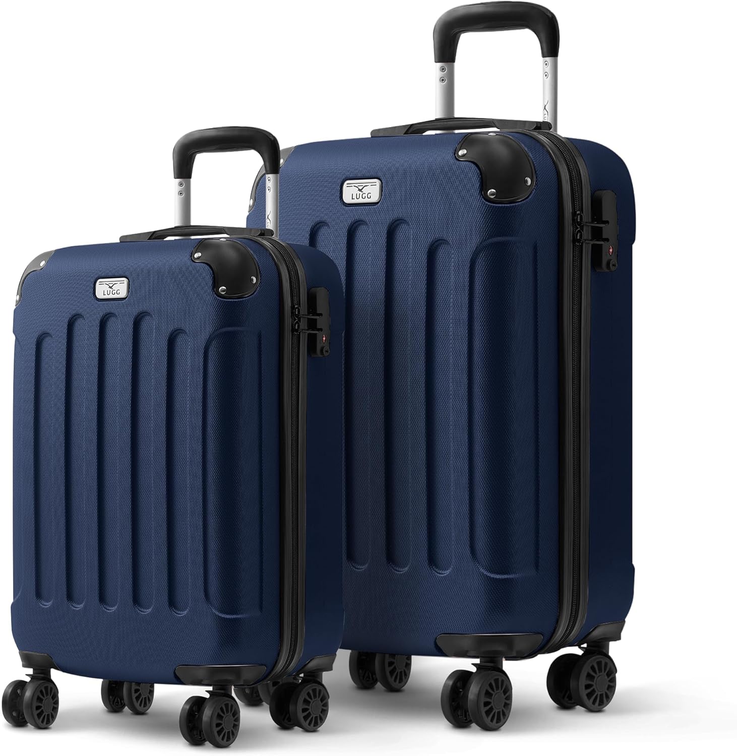 Skywander 2pc 20in & 24in Suitcase - Midnight Blue