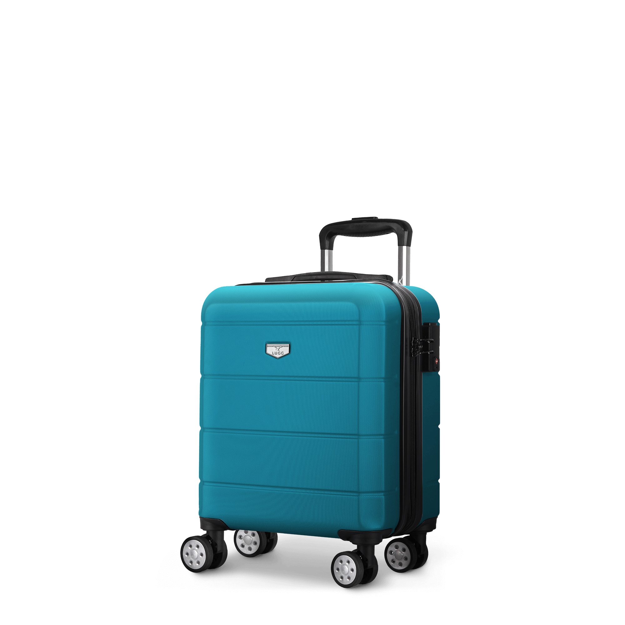 Chic 15-inch Teal Suitcase - Ideal for Your Next Adventure - UK
