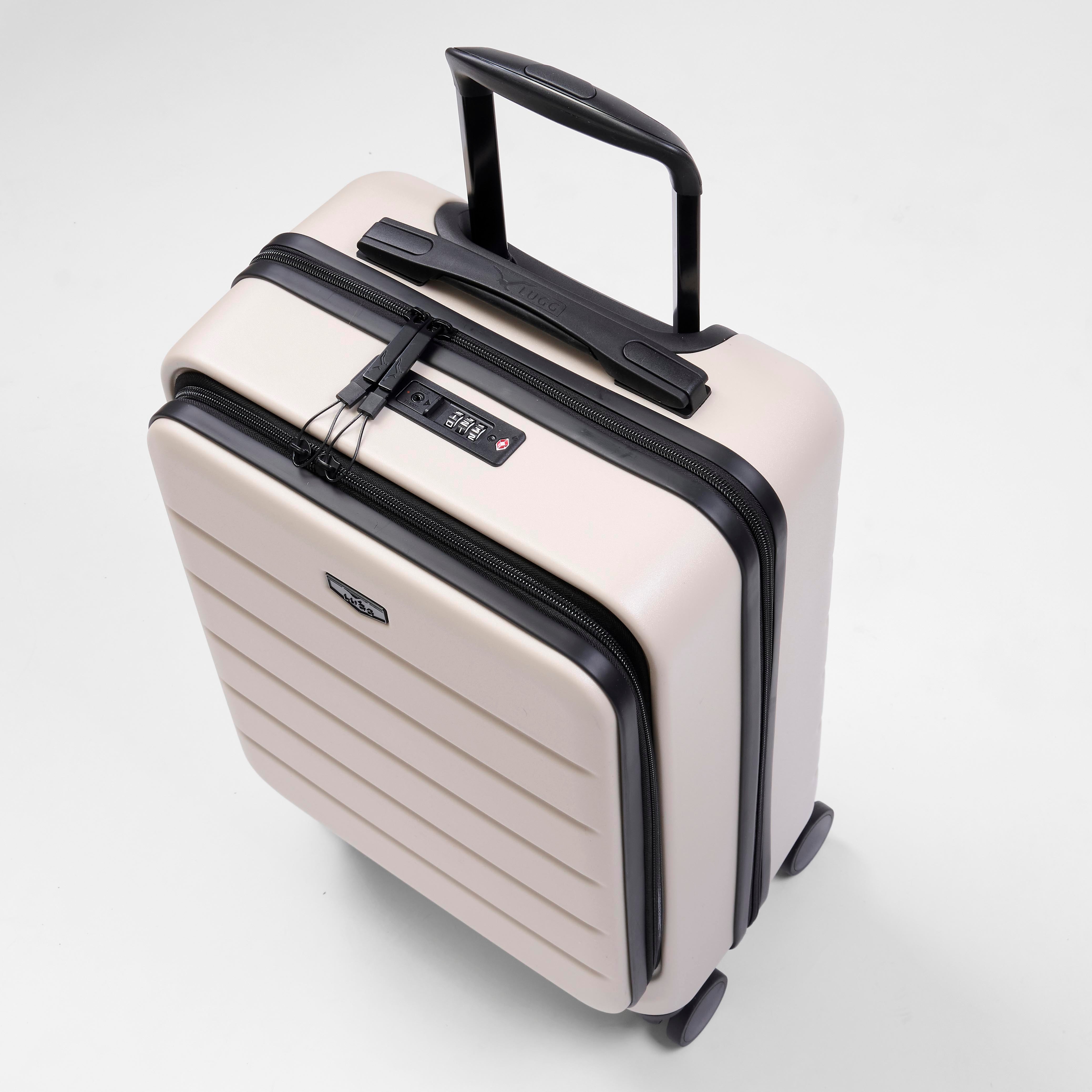 Lugg Flex Plus 20” Cabin Suitcase in Beige