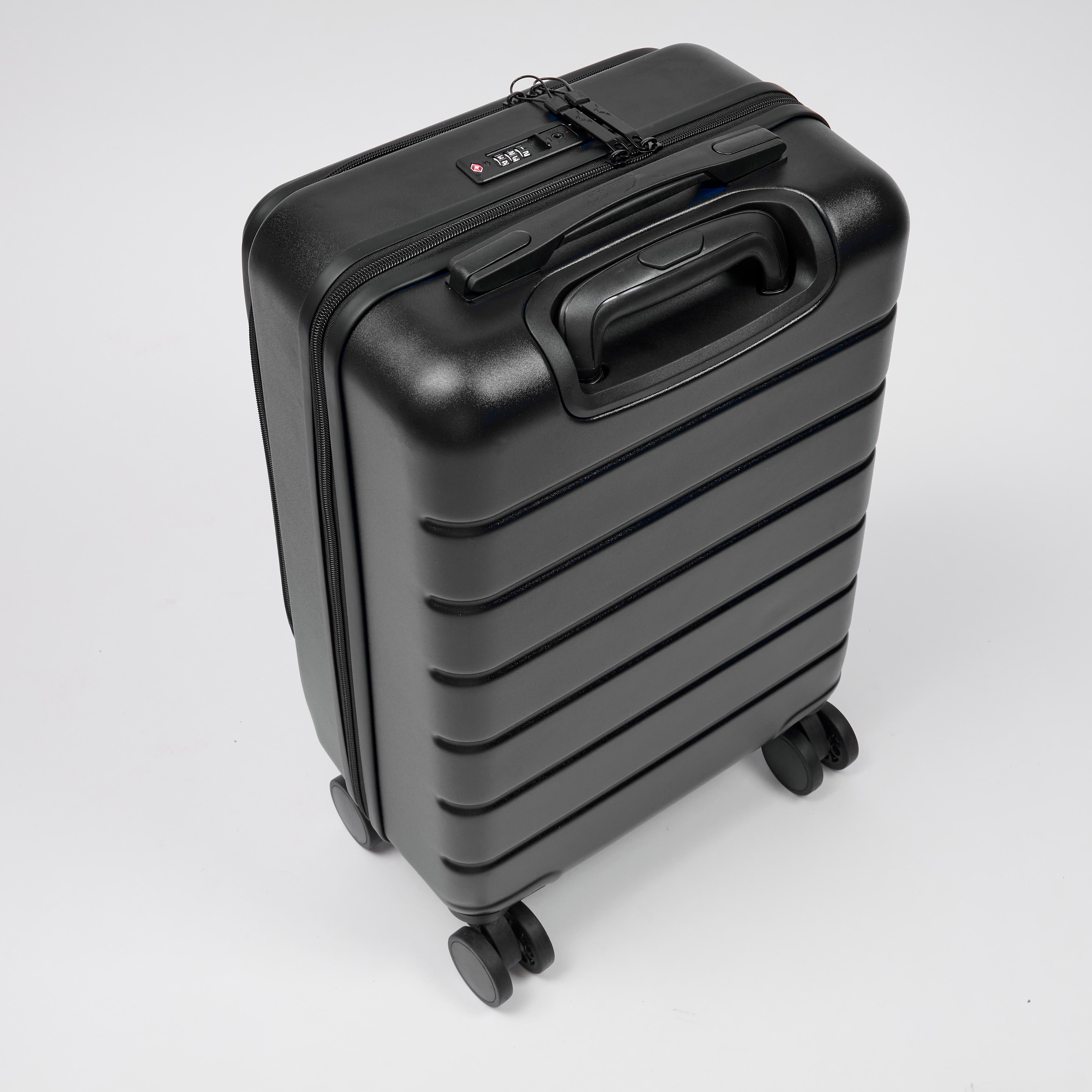 Lugg Flex Plus 20” Cabin Suitcase in Black
