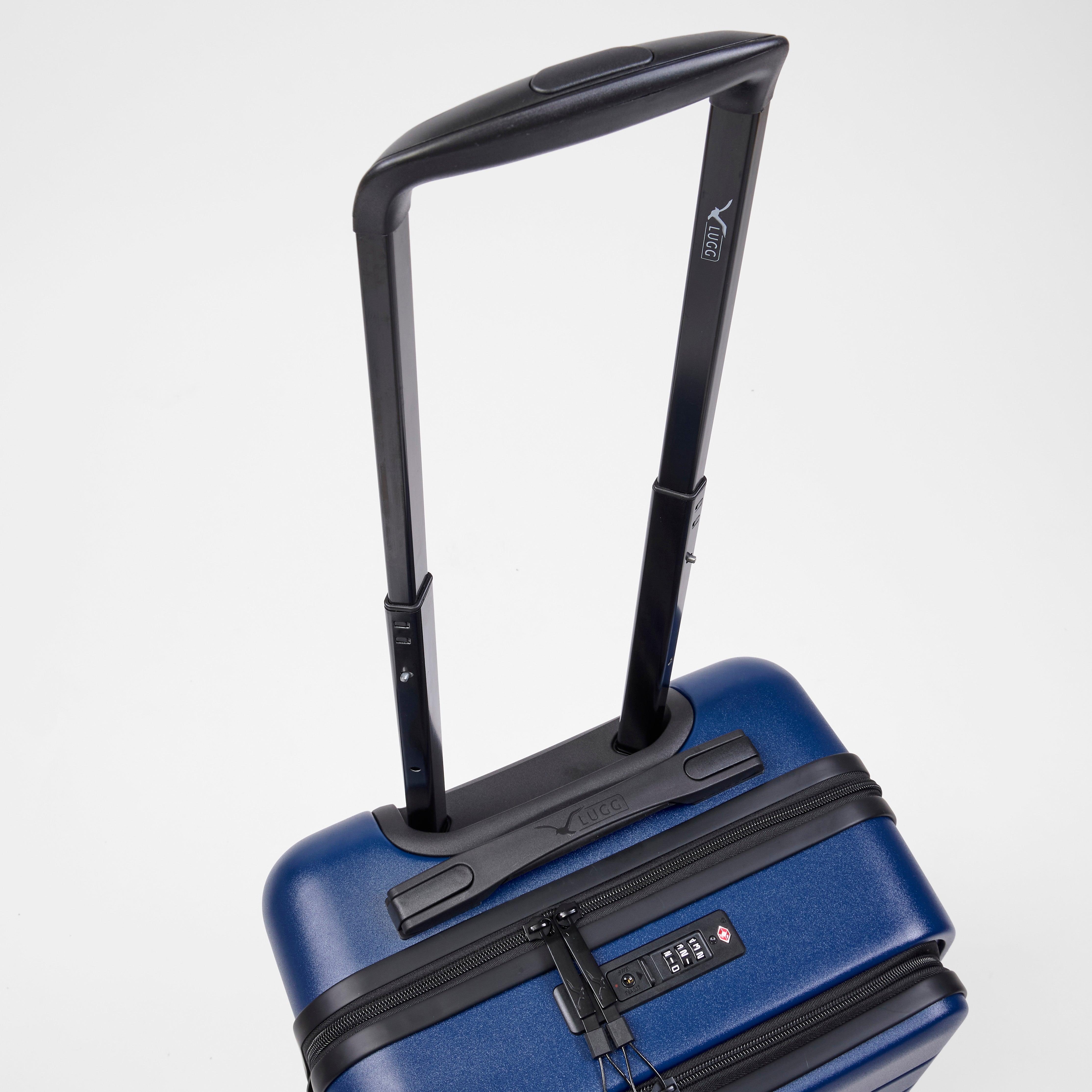 Lugg Flex Plus 20” Cabin Suitcase in Navy Blue
