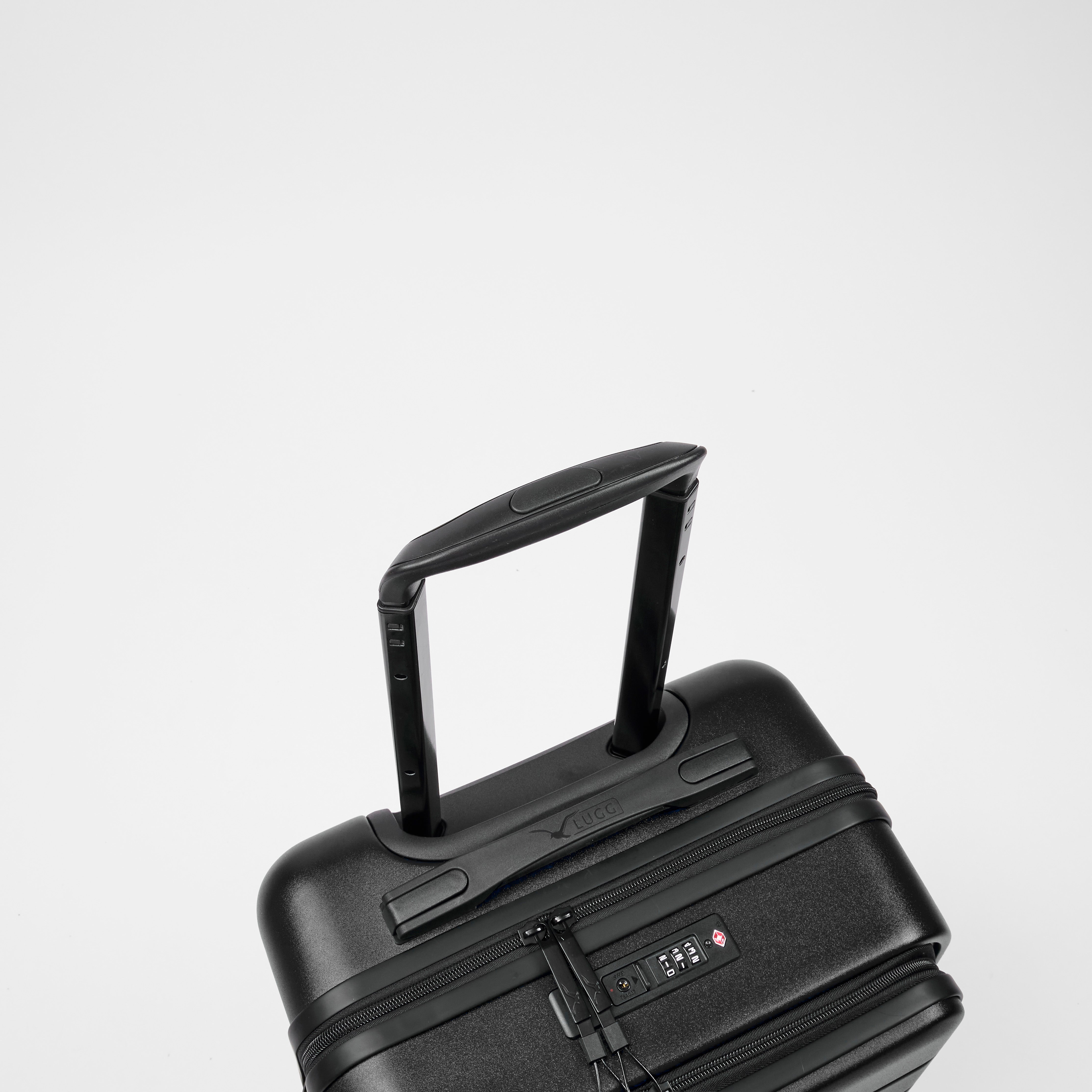 Lugg Flex Plus 20” Cabin Suitcase in Black