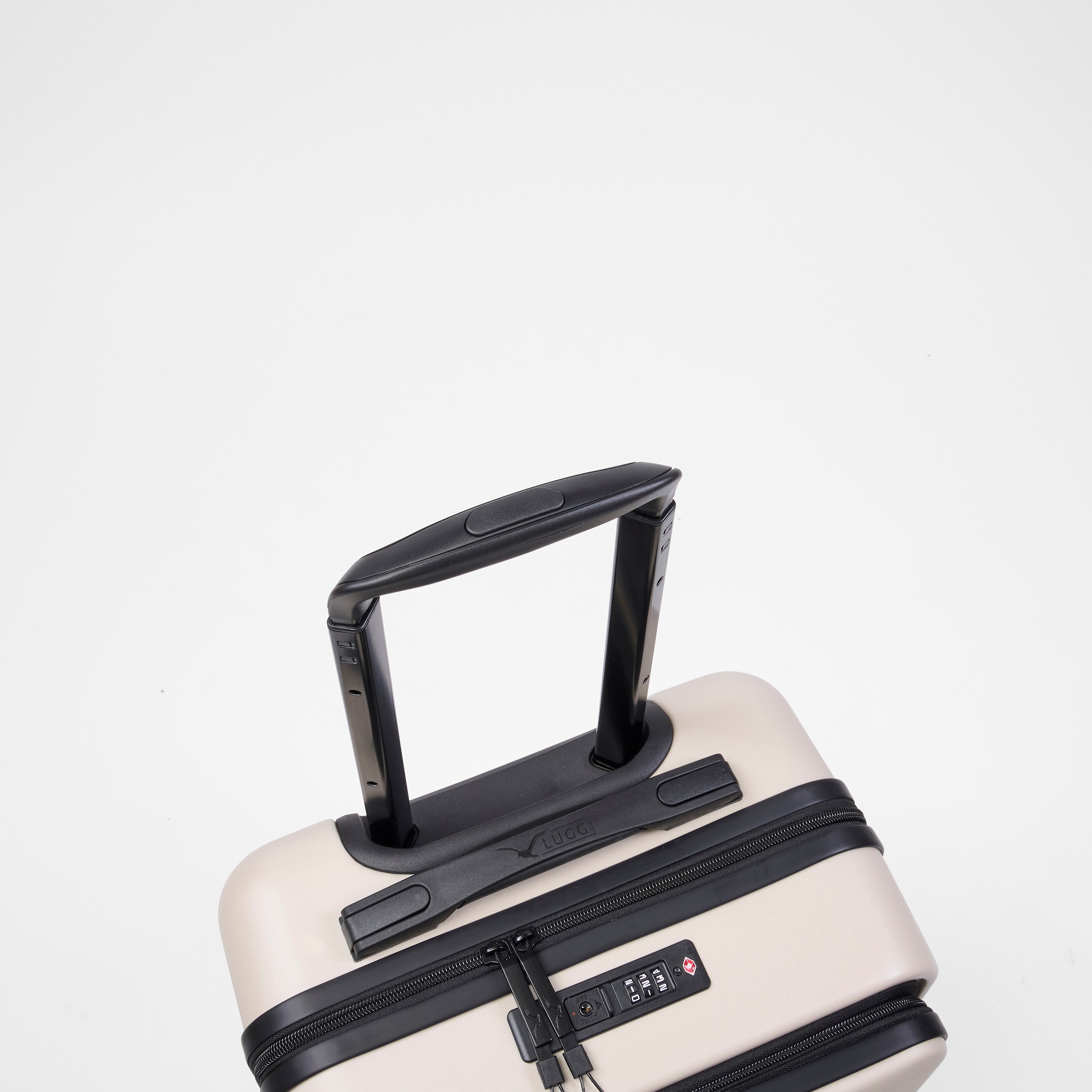 Lugg Flex Plus 20” Cabin Suitcase in Beige