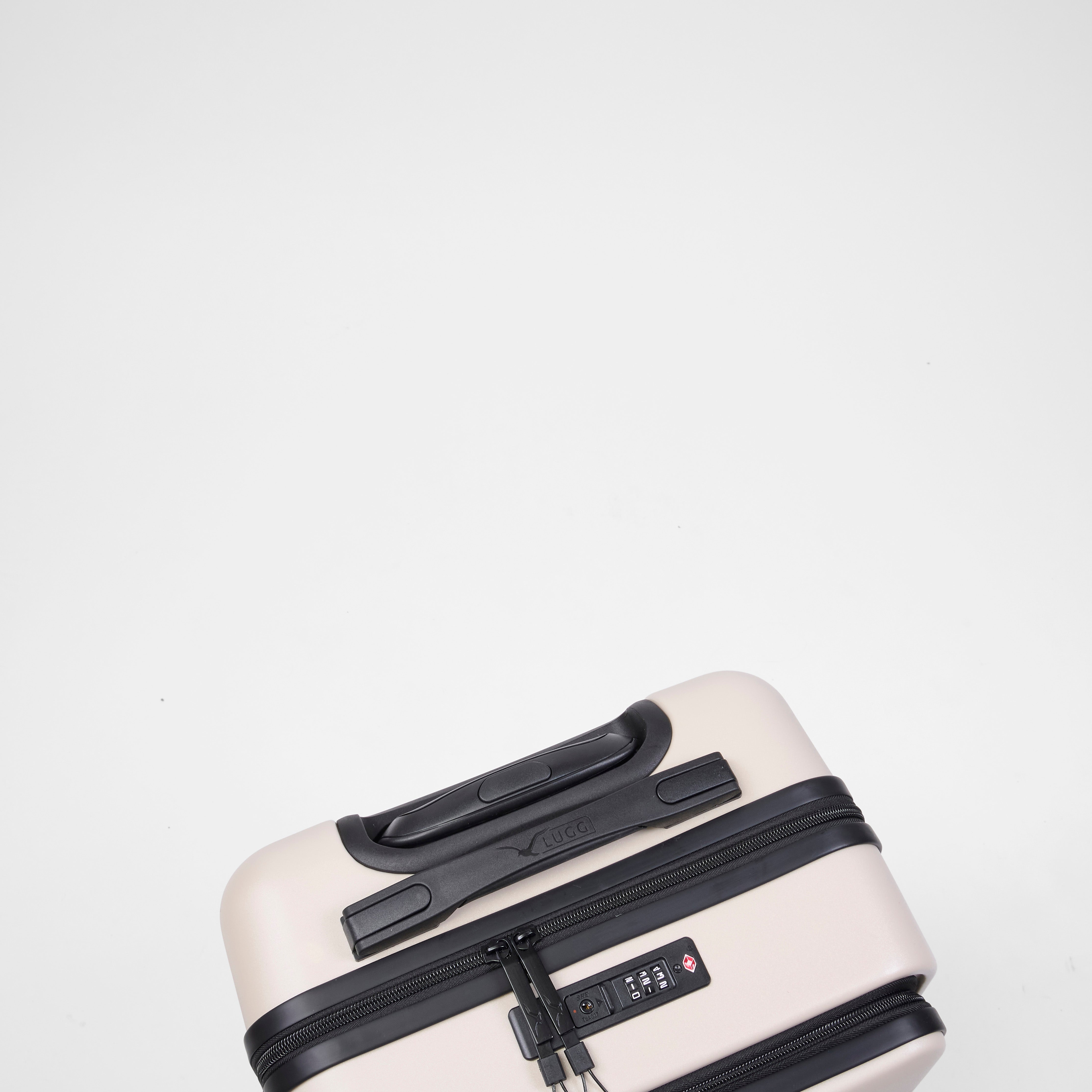 Lugg Flex Plus 20” Cabin Suitcase in Beige