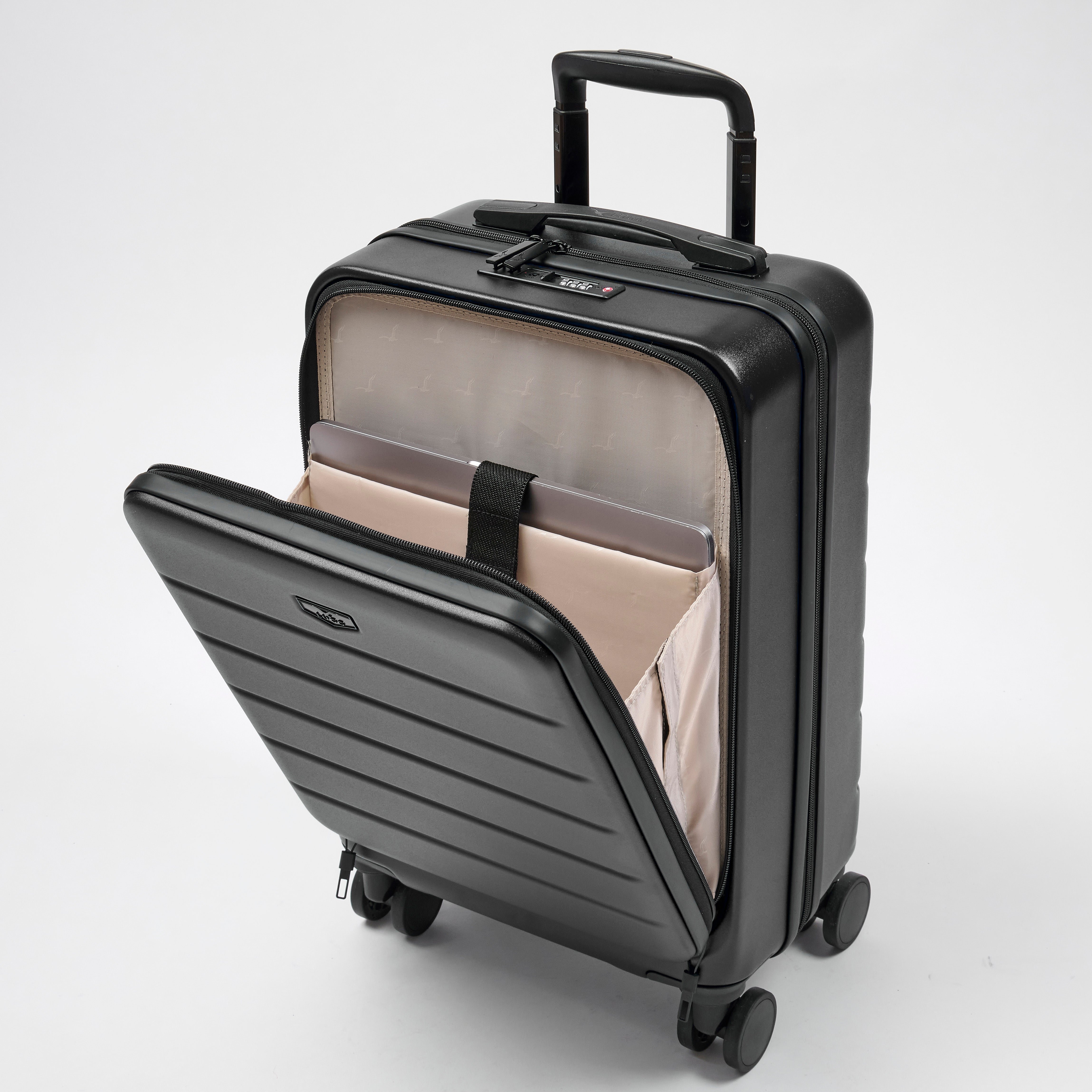 Lugg Flex Plus 20” Cabin Suitcase in Black
