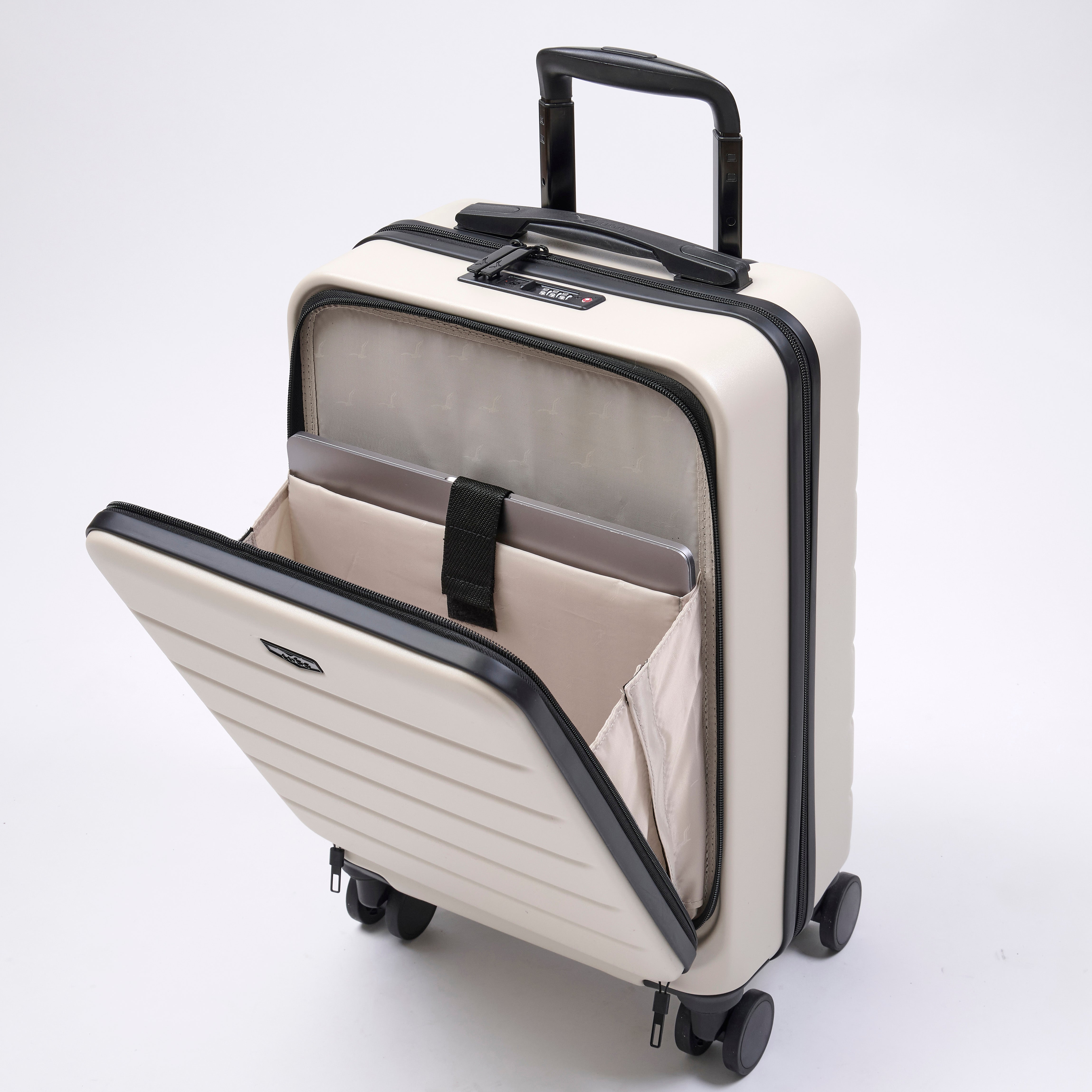 Lugg Flex Plus 20” Cabin Suitcase in Beige