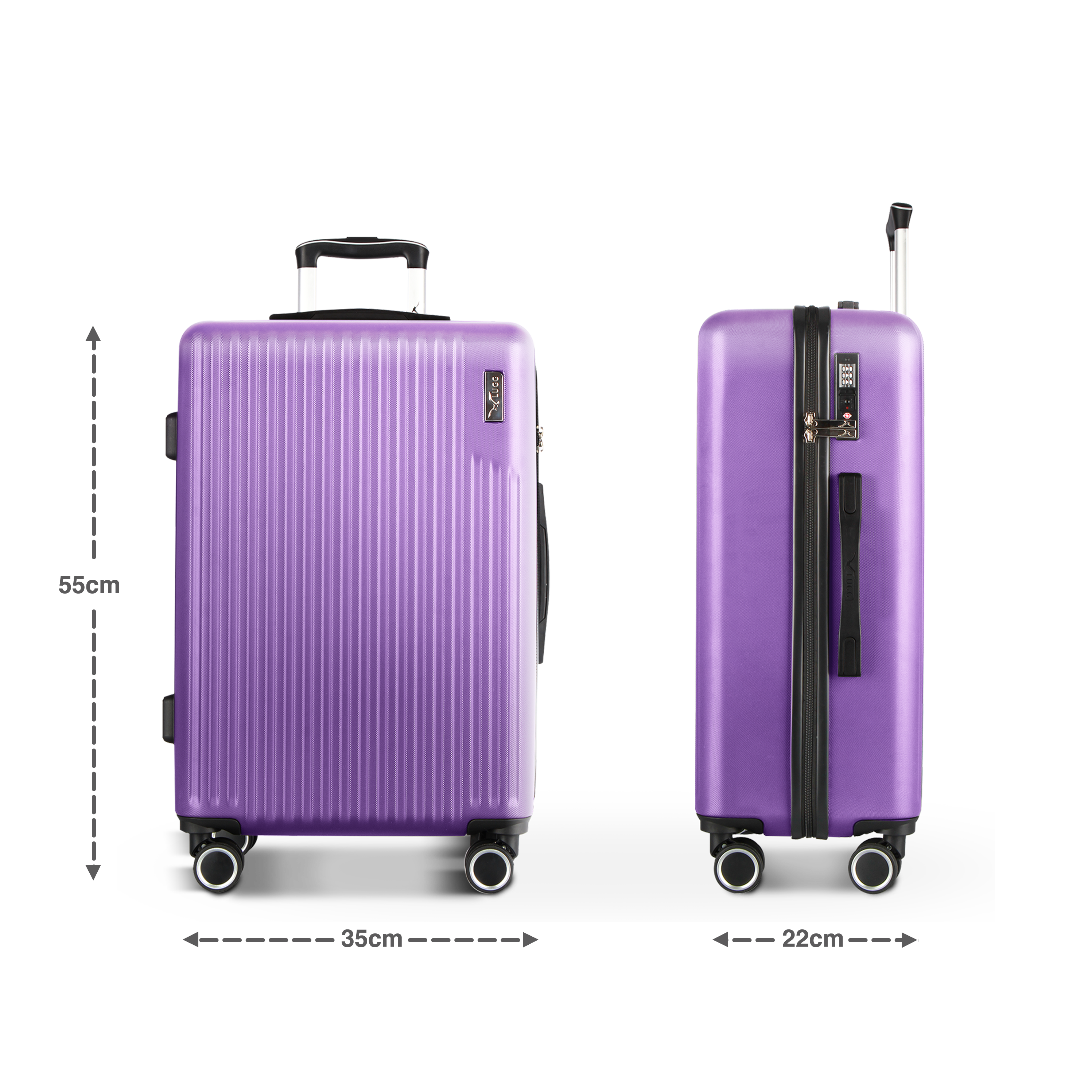Vacay 20" Cabin Suitcase in Lavender