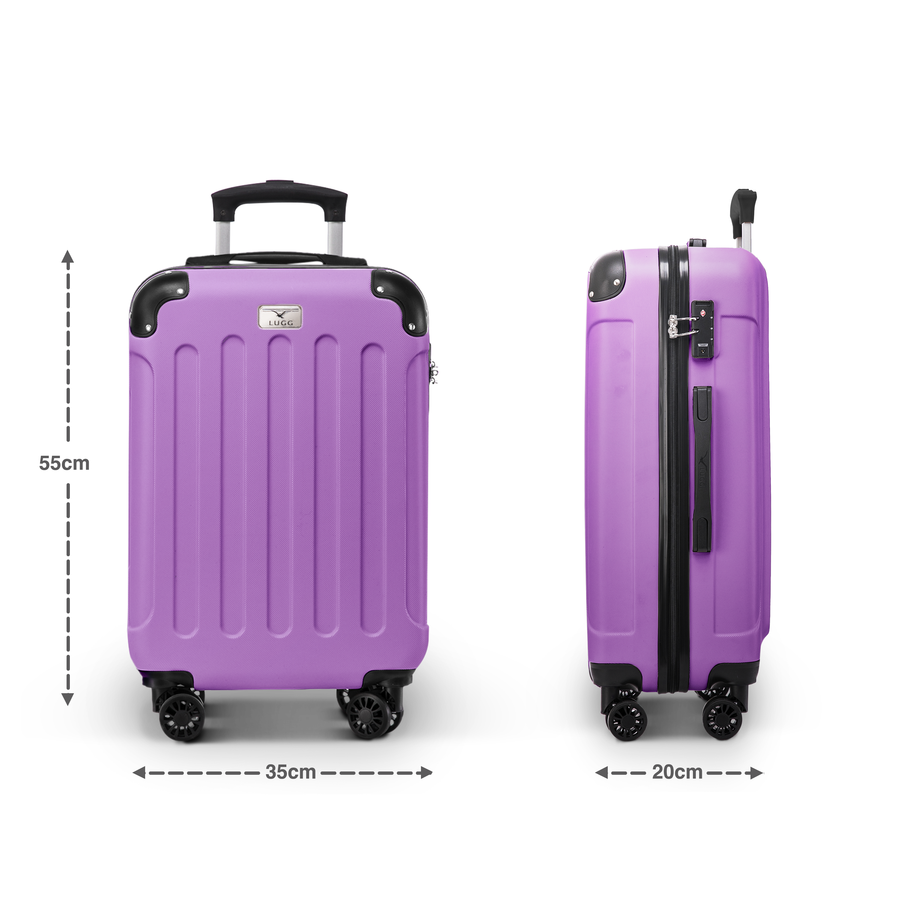Skywander 20" Cabin Suitcase in Lavender