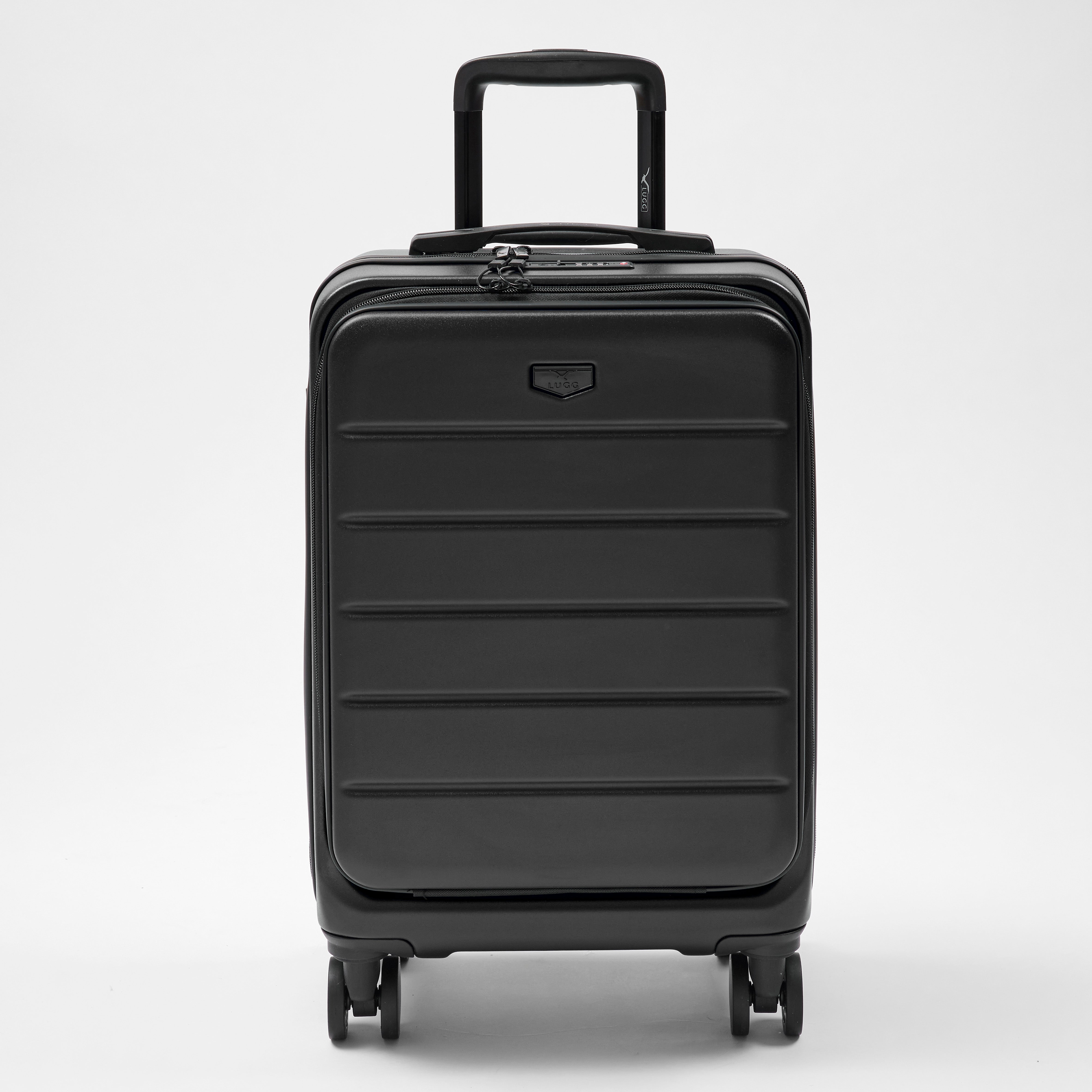 Lugg Flex Plus 20” Cabin Suitcase in Black