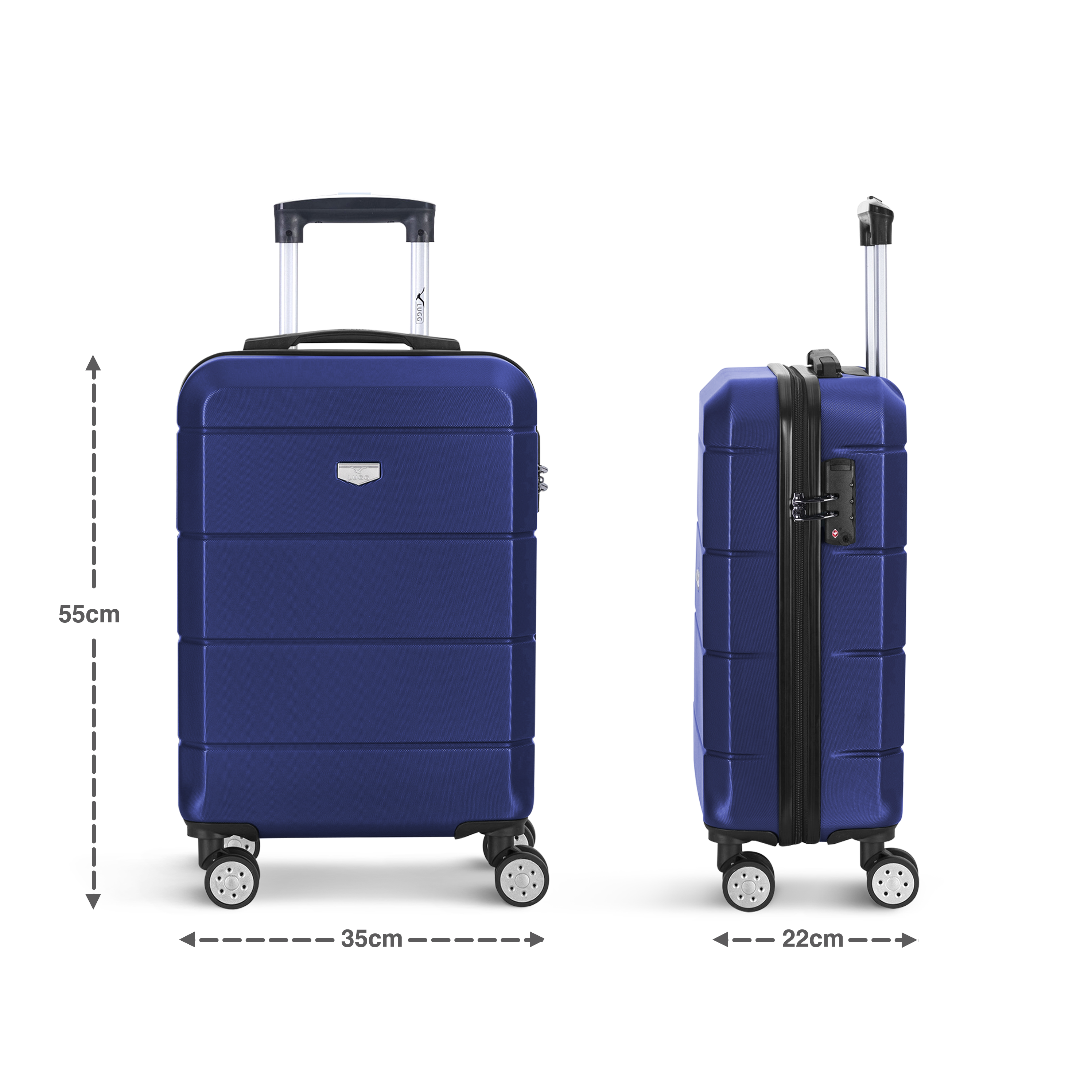 Jetset 20" Cabin Suitcase in Midnight Blue