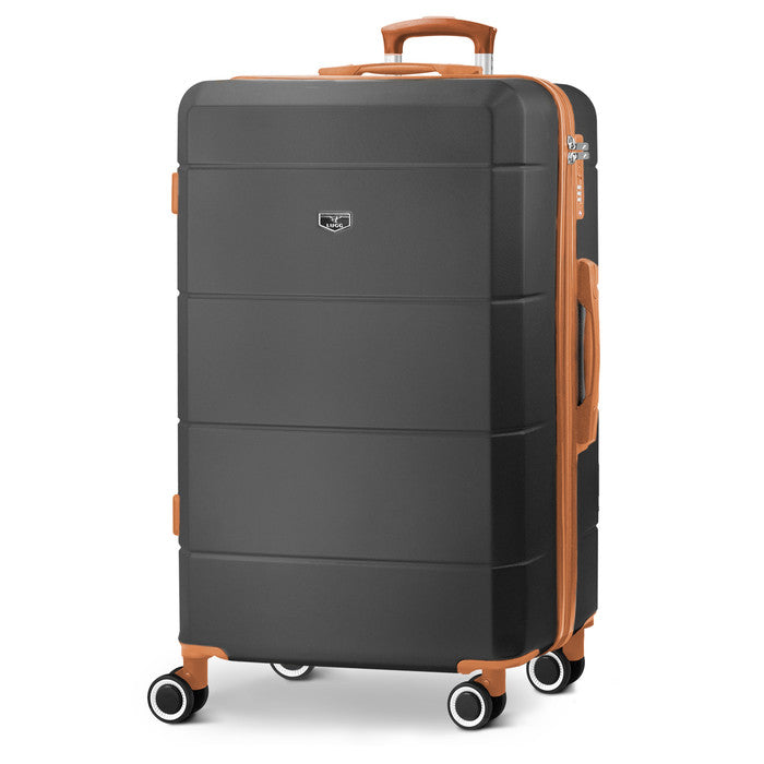 32" Jetset XL Suitcase - Black & Brown