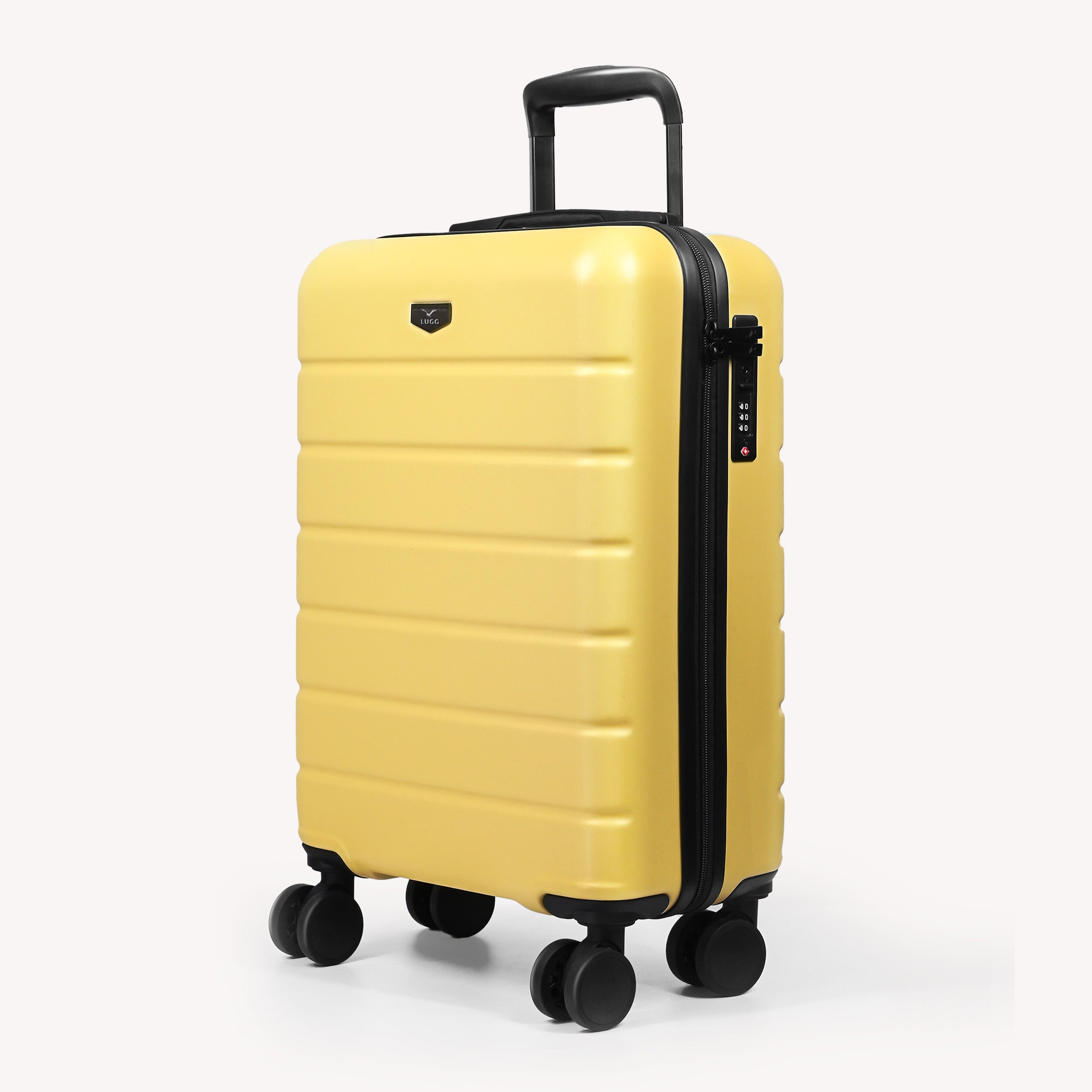 Lugg Flex 20" Cabin Suitcase in Lemon Chiffon
