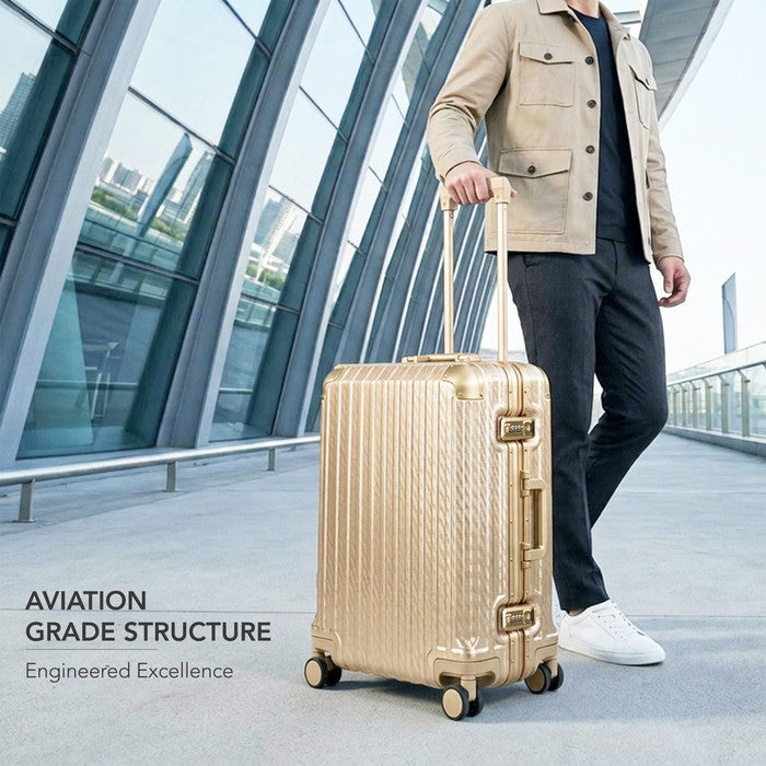 24" Solo Explorer Medium Suitcase - Gold