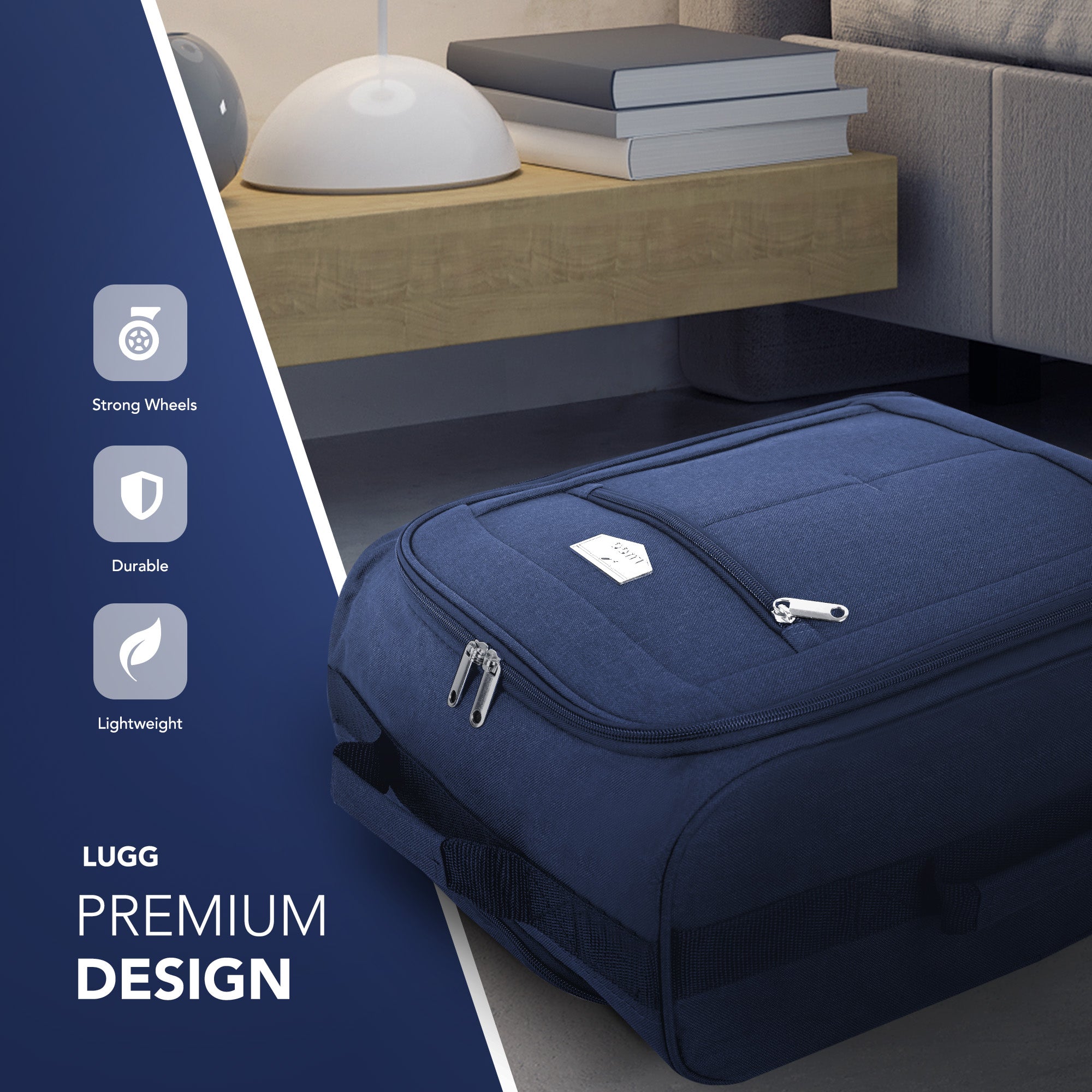Soft Cabin Bag for EasyJet Overhead Locker - Blue