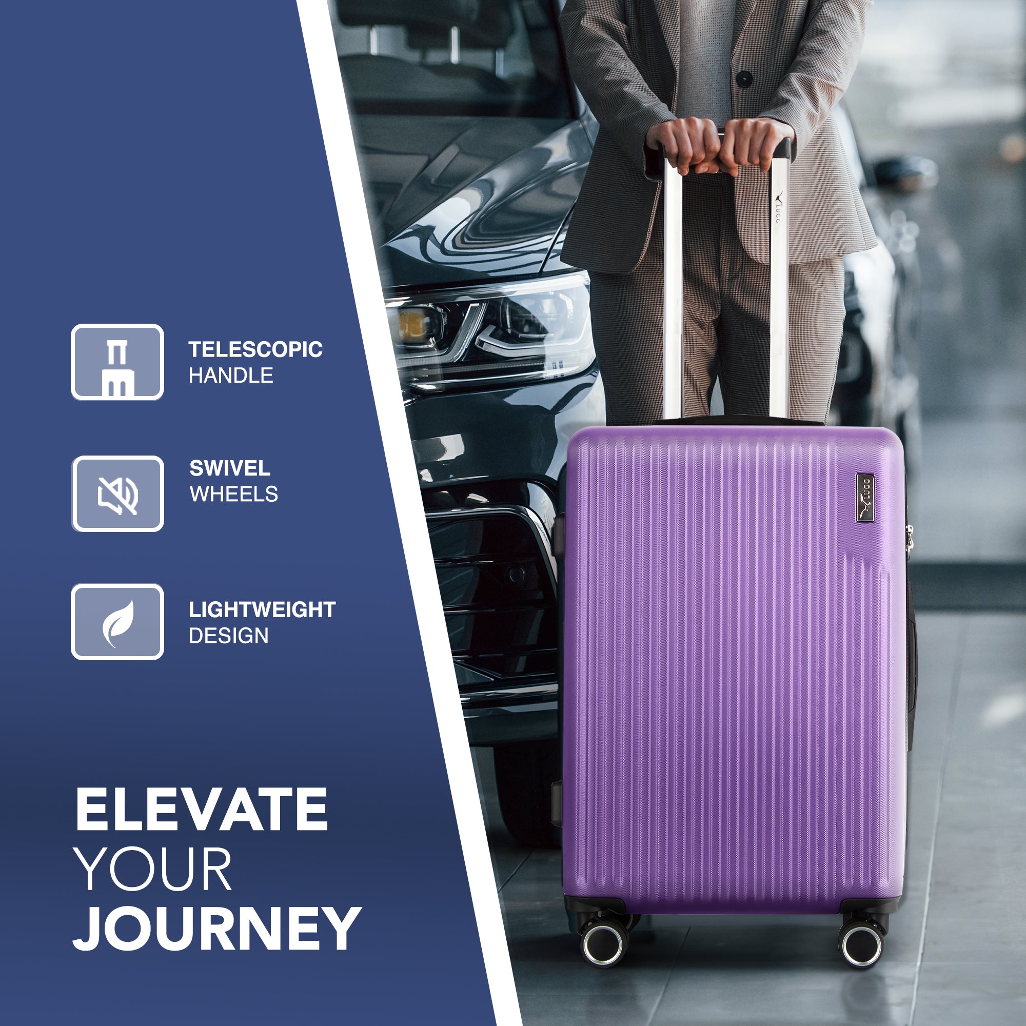 20" Vacay Cabin Suitcase - Lavender