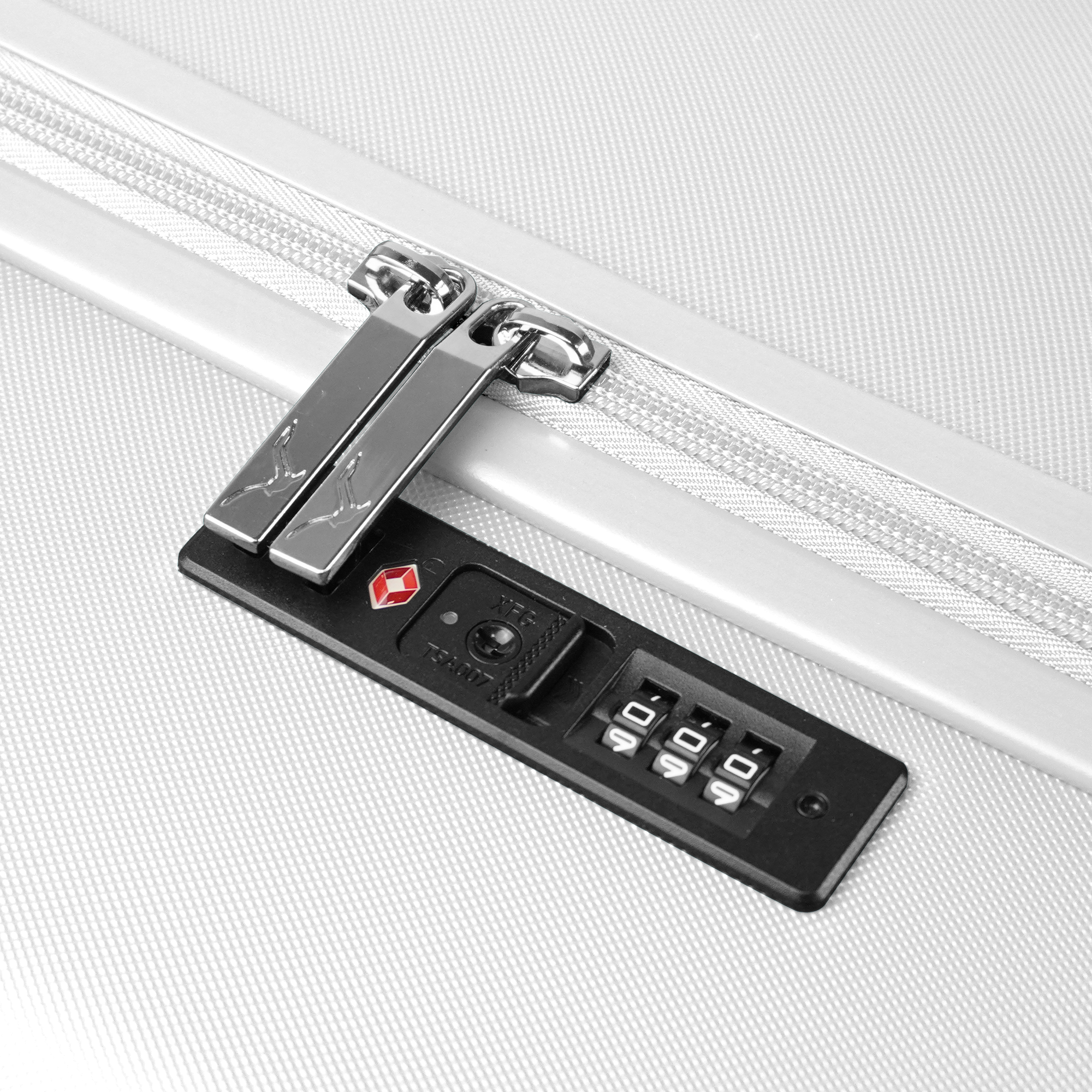 Vacay 28” Suitcase ABS Luggage with TSA Indent Lock, Aluminium Trolley Handle, 360° Spinner Wheels - Airline Compatible (76.5 x 30 x 50.5cm) - Pearl