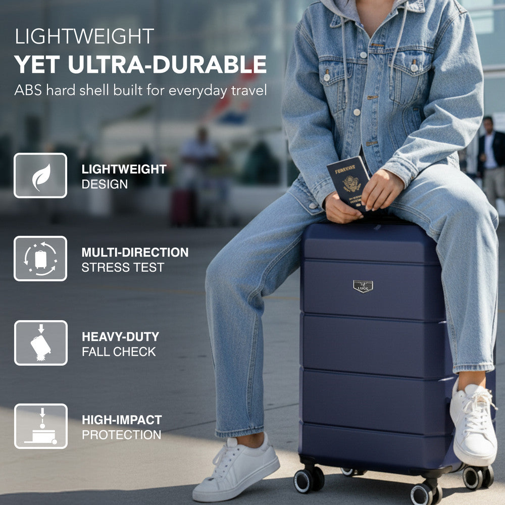 20" Jetset Cabin Suitcase - Midnight Blue