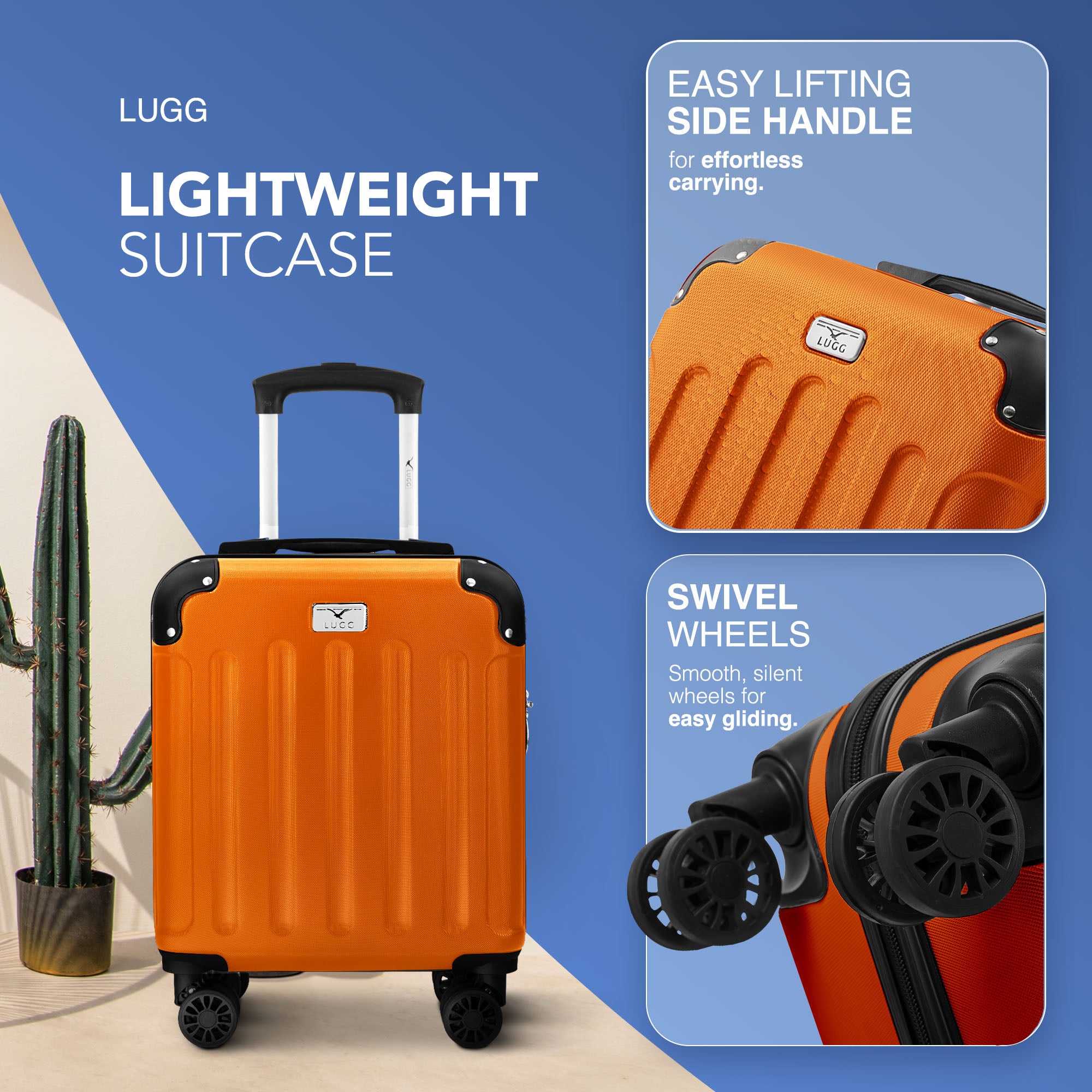 Skywander 15" Underseat Suitcase in Orange