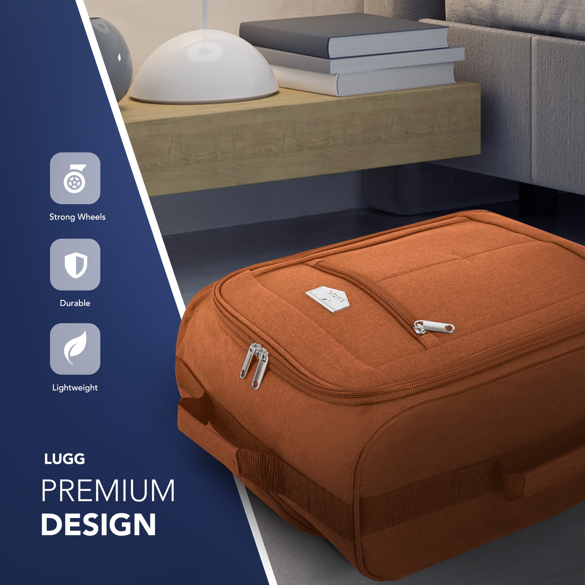 Soft Cabin Bag for EasyJet Overhead Locker - Orange