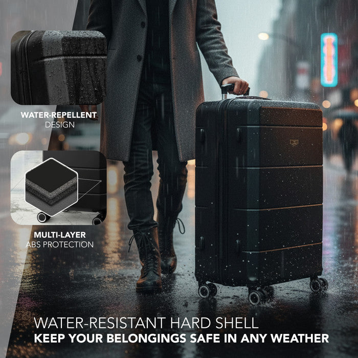 28" Jetset Large Suitcase - Black