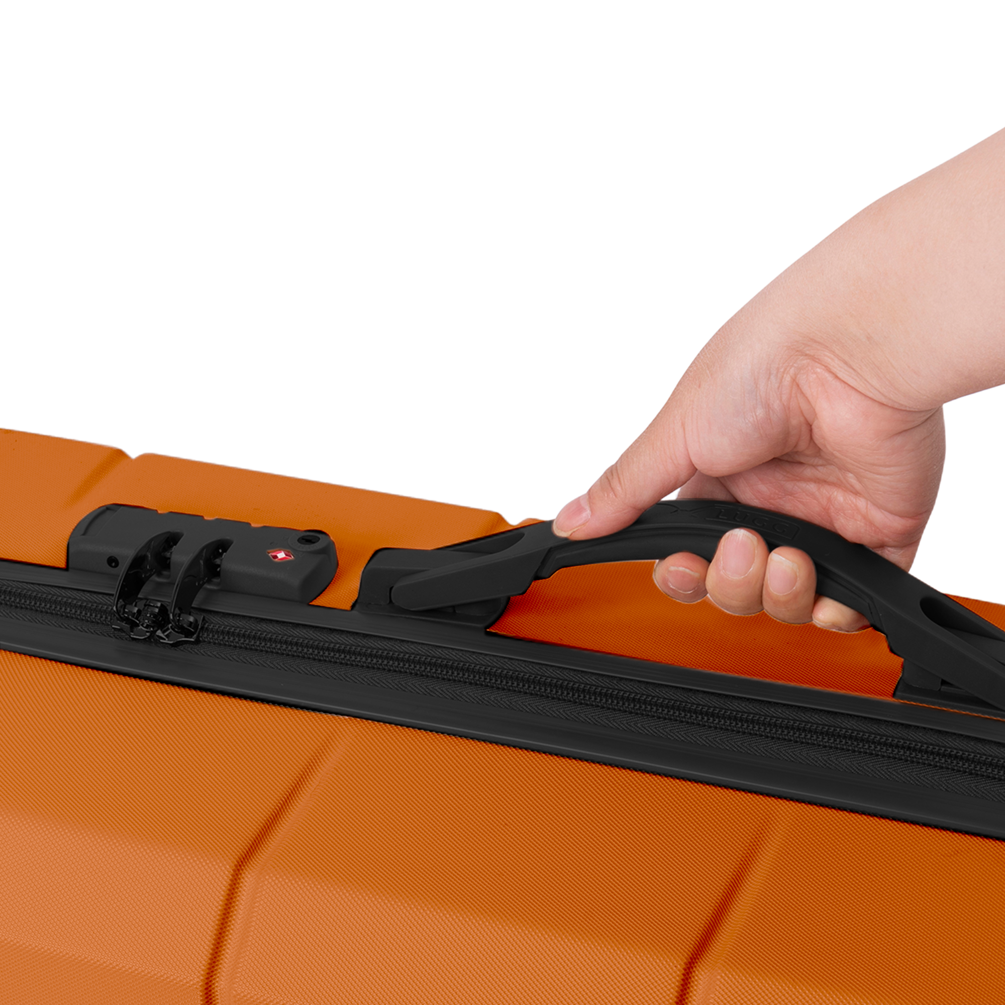 Jetset 3pc Suitcase Set in Orange - Orange Luggage Sets - UK