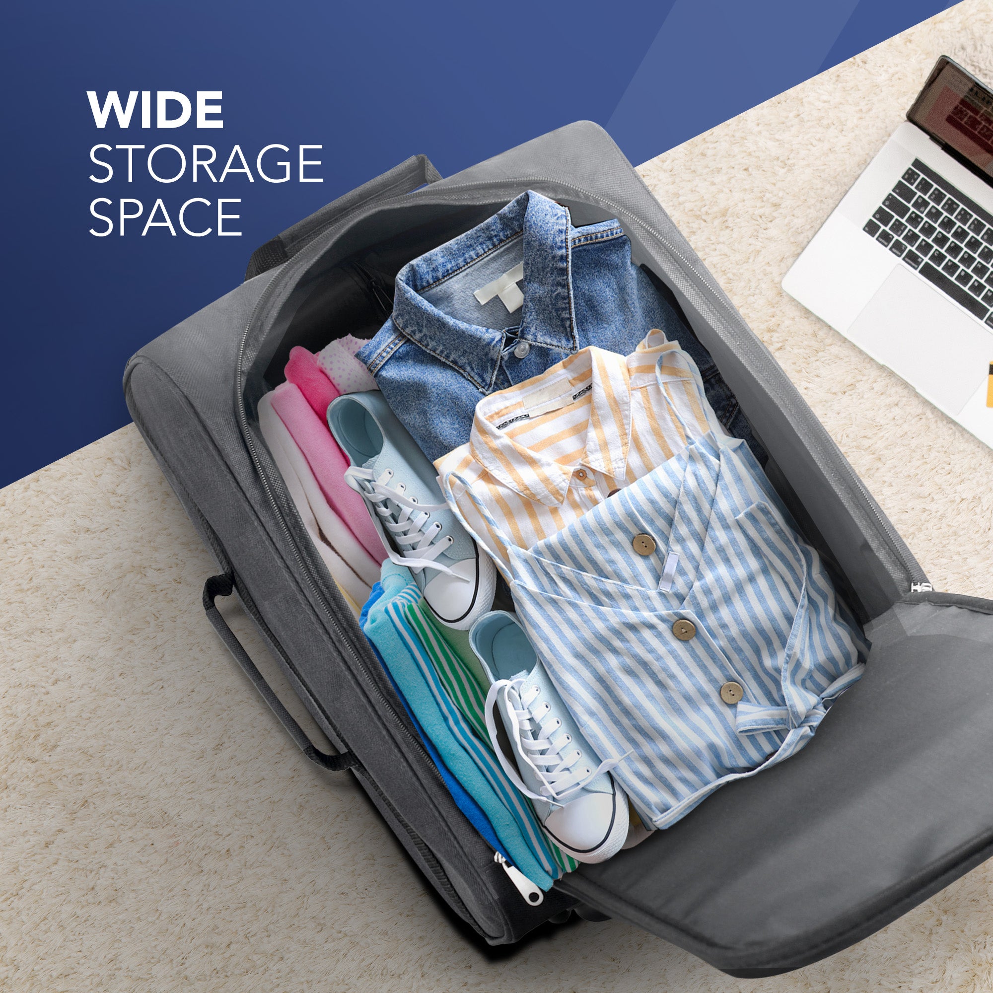 Soft Cabin Bag for EasyJet Overhead Locker - Grey