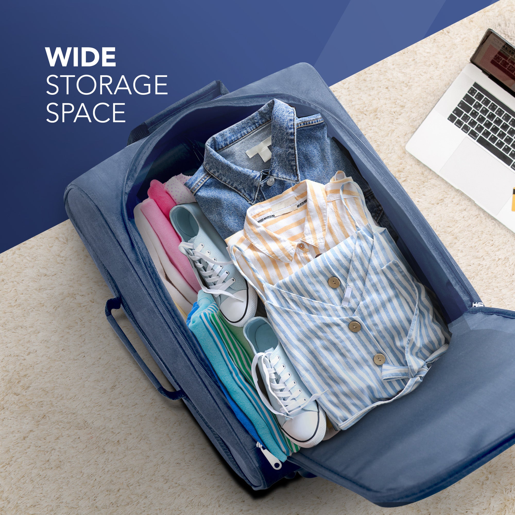 Soft Cabin Bag for EasyJet Overhead Locker - Blue
