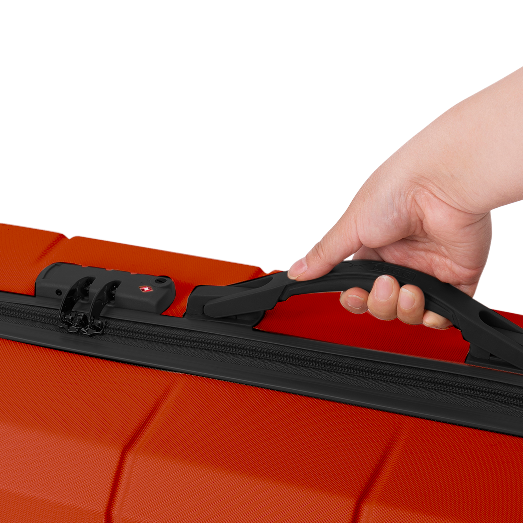 Jetset 3pc Suitcase Set in Red
