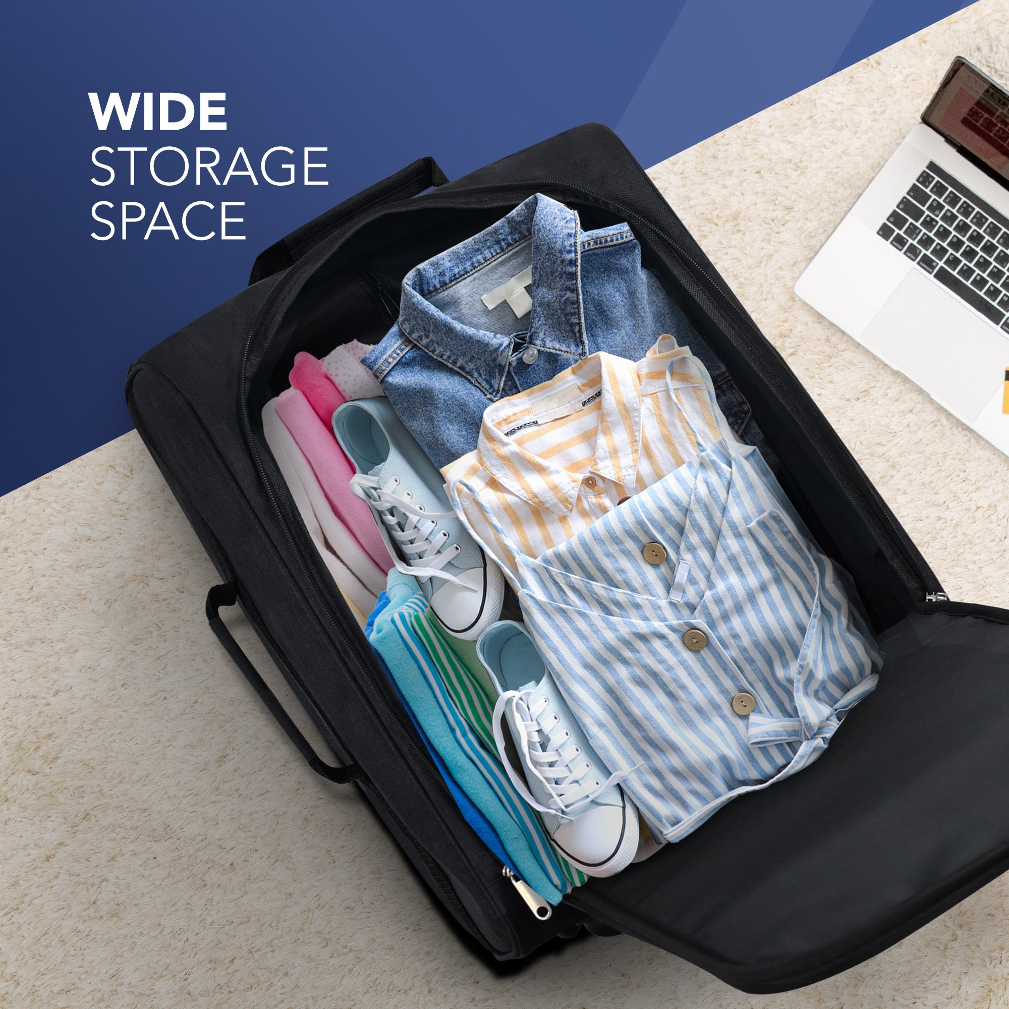 Soft Cabin Bag for EasyJet Overhead Locker - Black