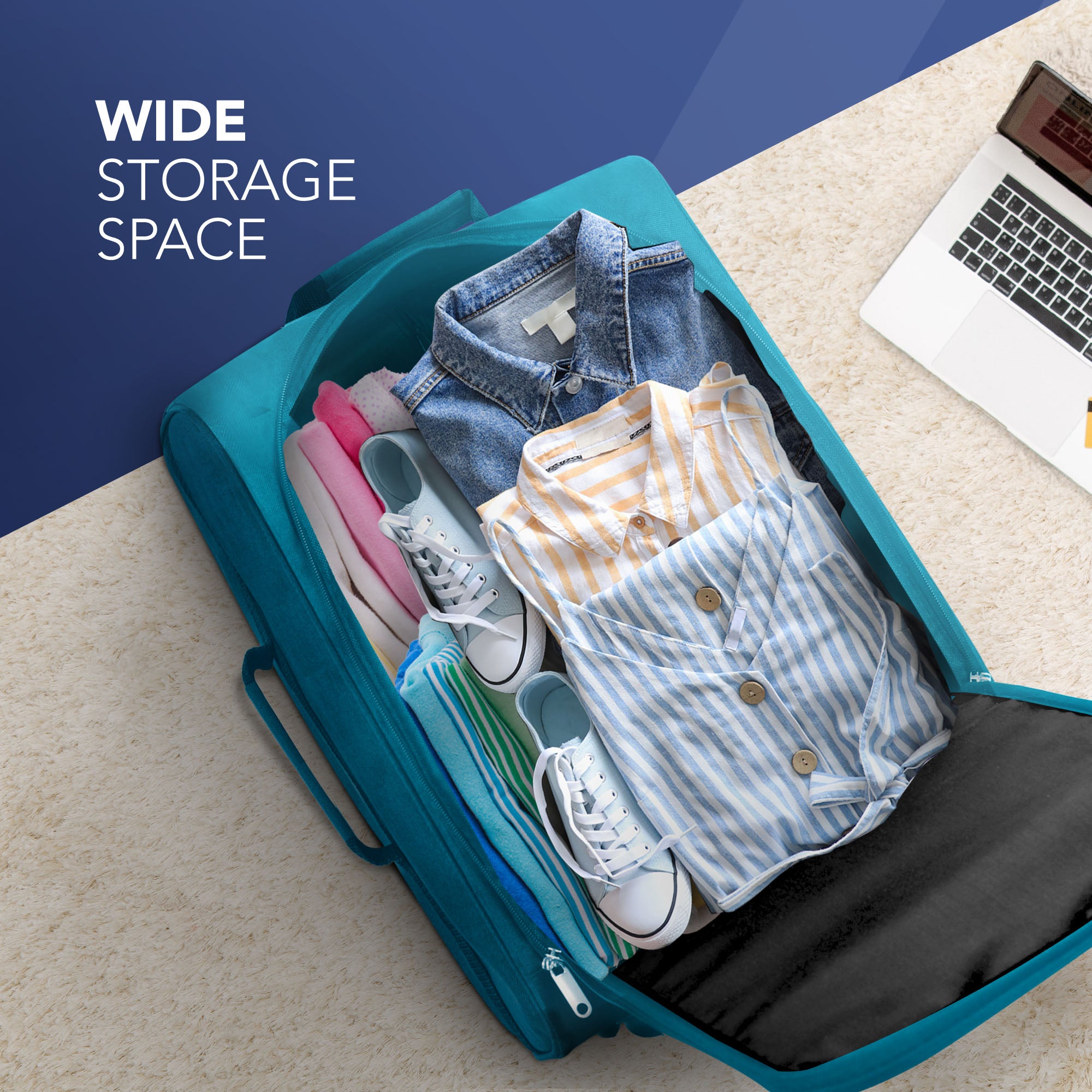 Soft Cabin Bag for Ryanair & EasyJet Priority Overhead Locker - Teal
