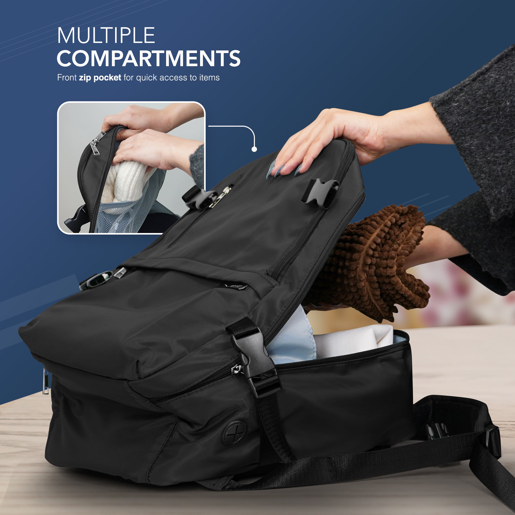 Travel Backpack with Extra Padding