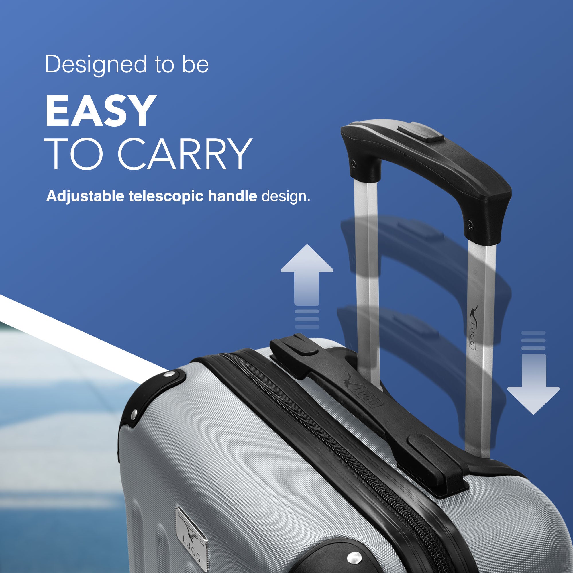 Skywander 15" Underseat Suitcase in Silver