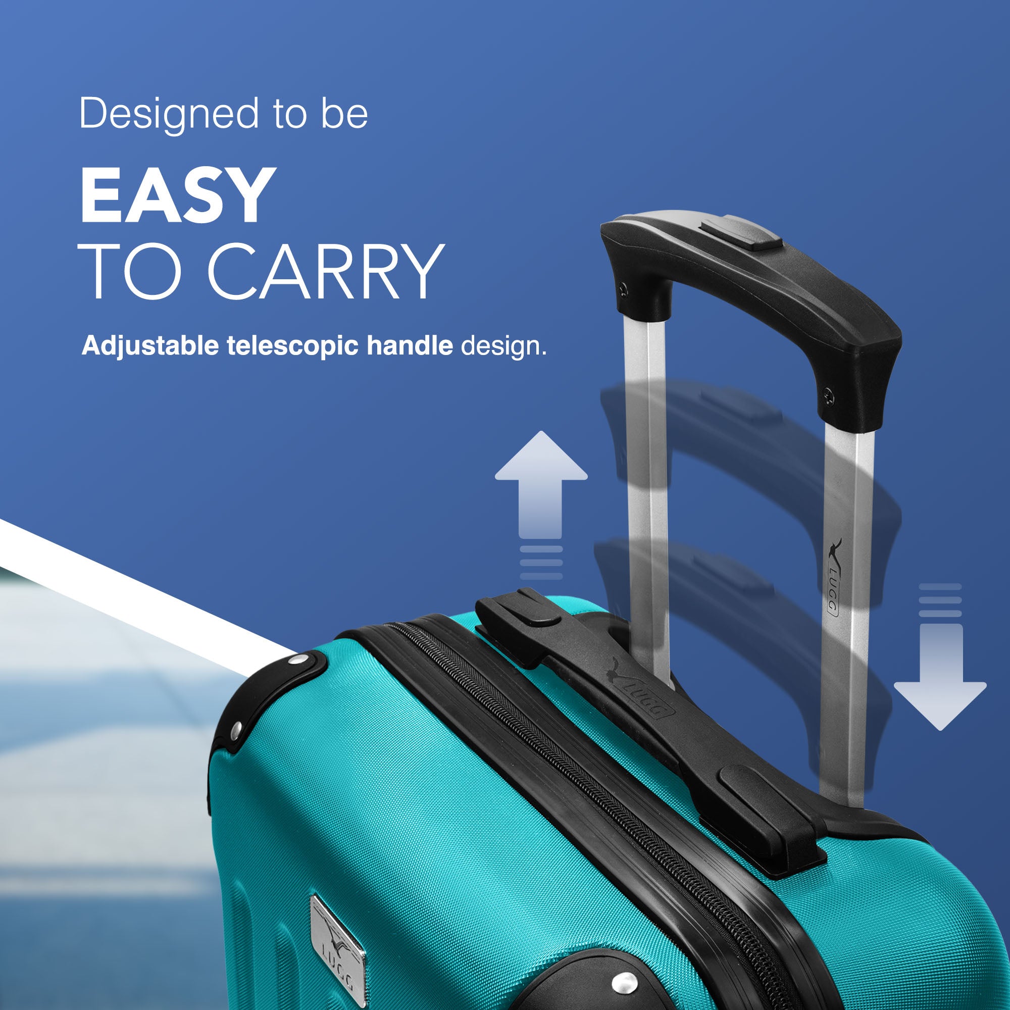 Skywander 15" Underseat Suitcase in Teal