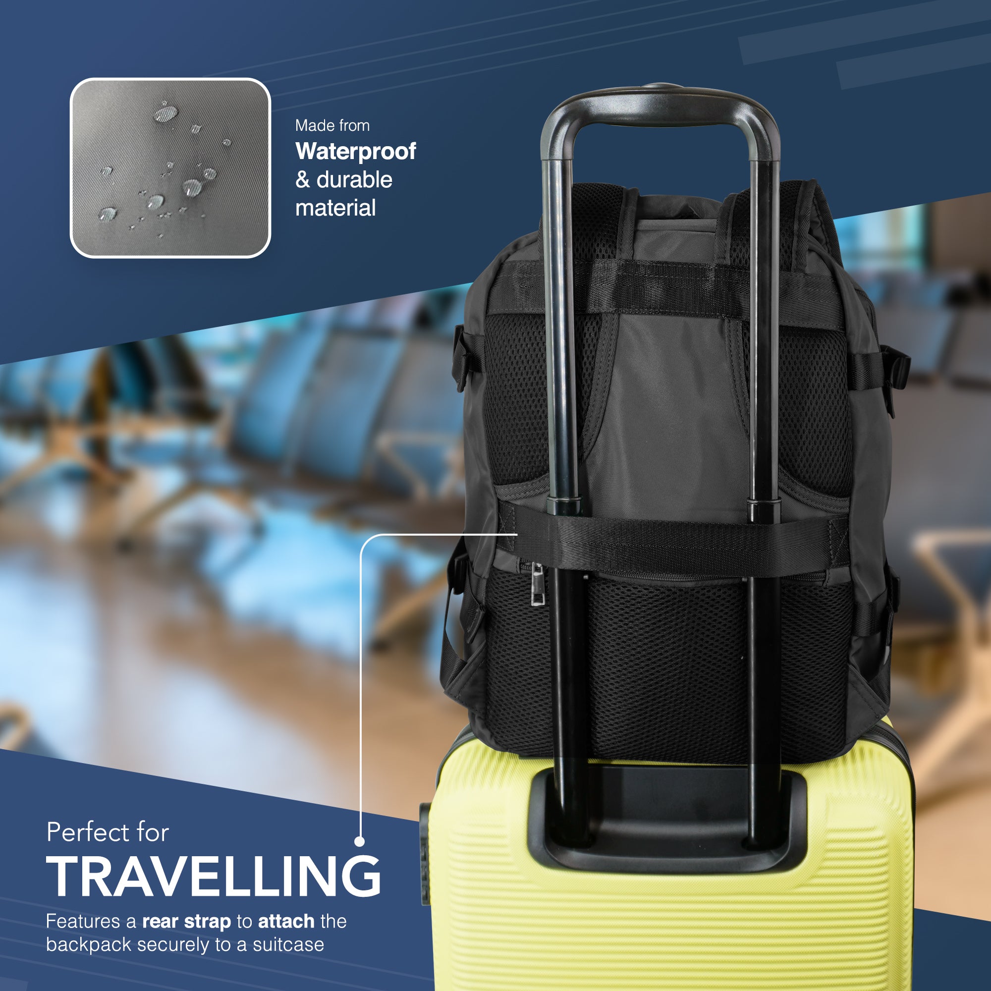 Travel Backpack with Extra Padding