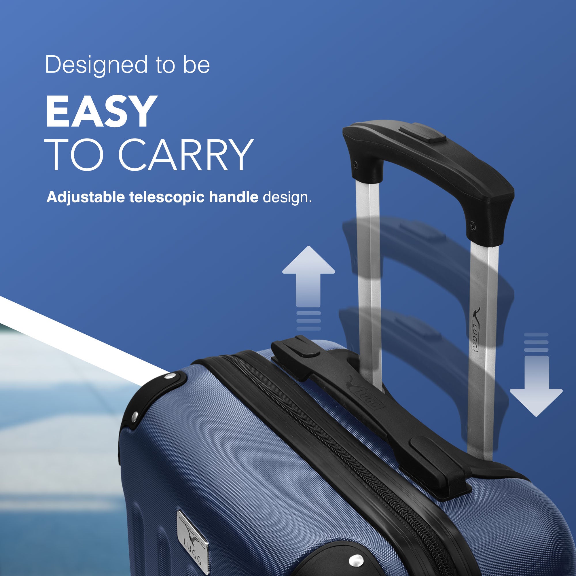 Skywander 15" Underseat Suitcase in Midnight Blue