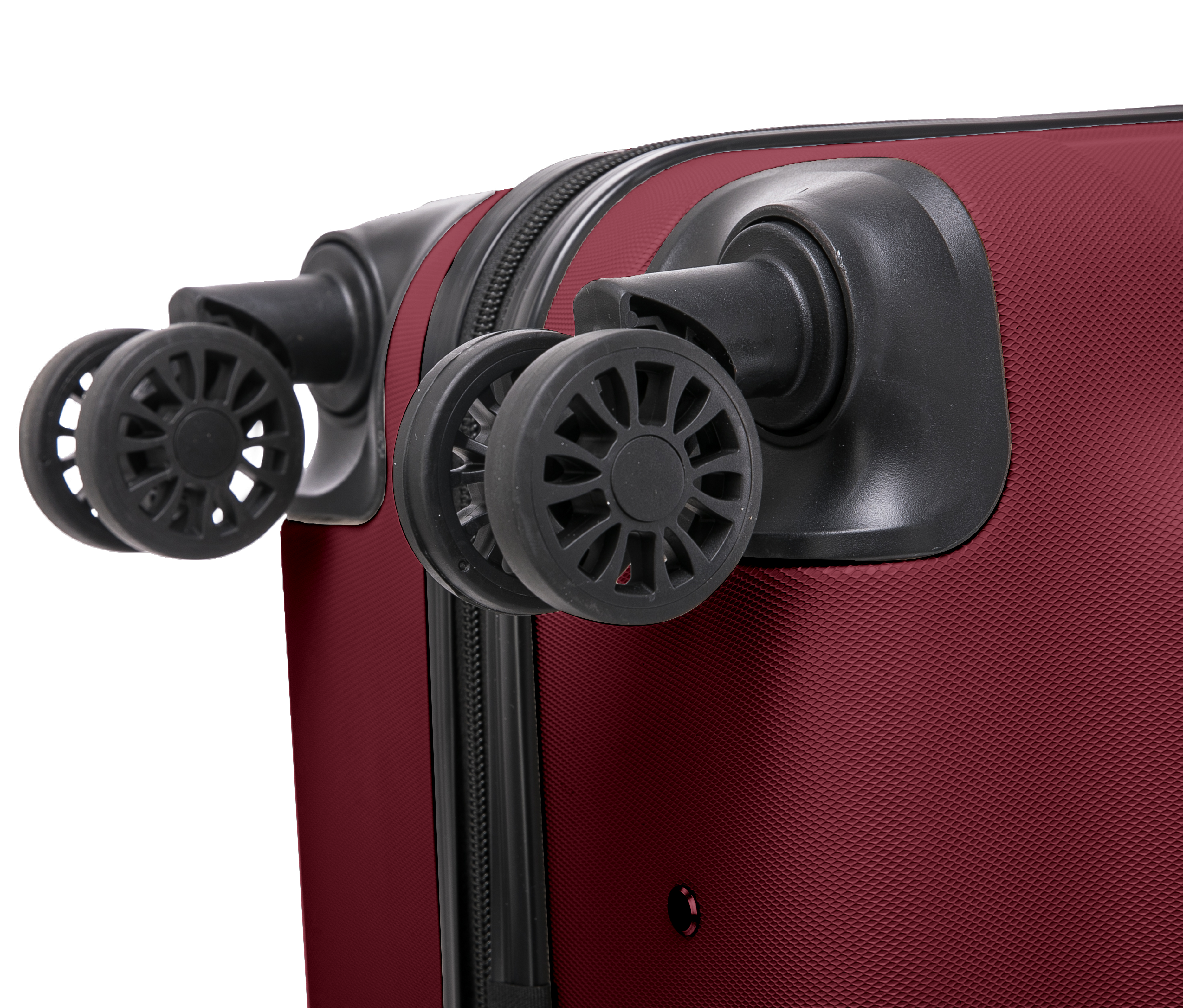 Skywander 3pc Suitcase Set in Burgundy