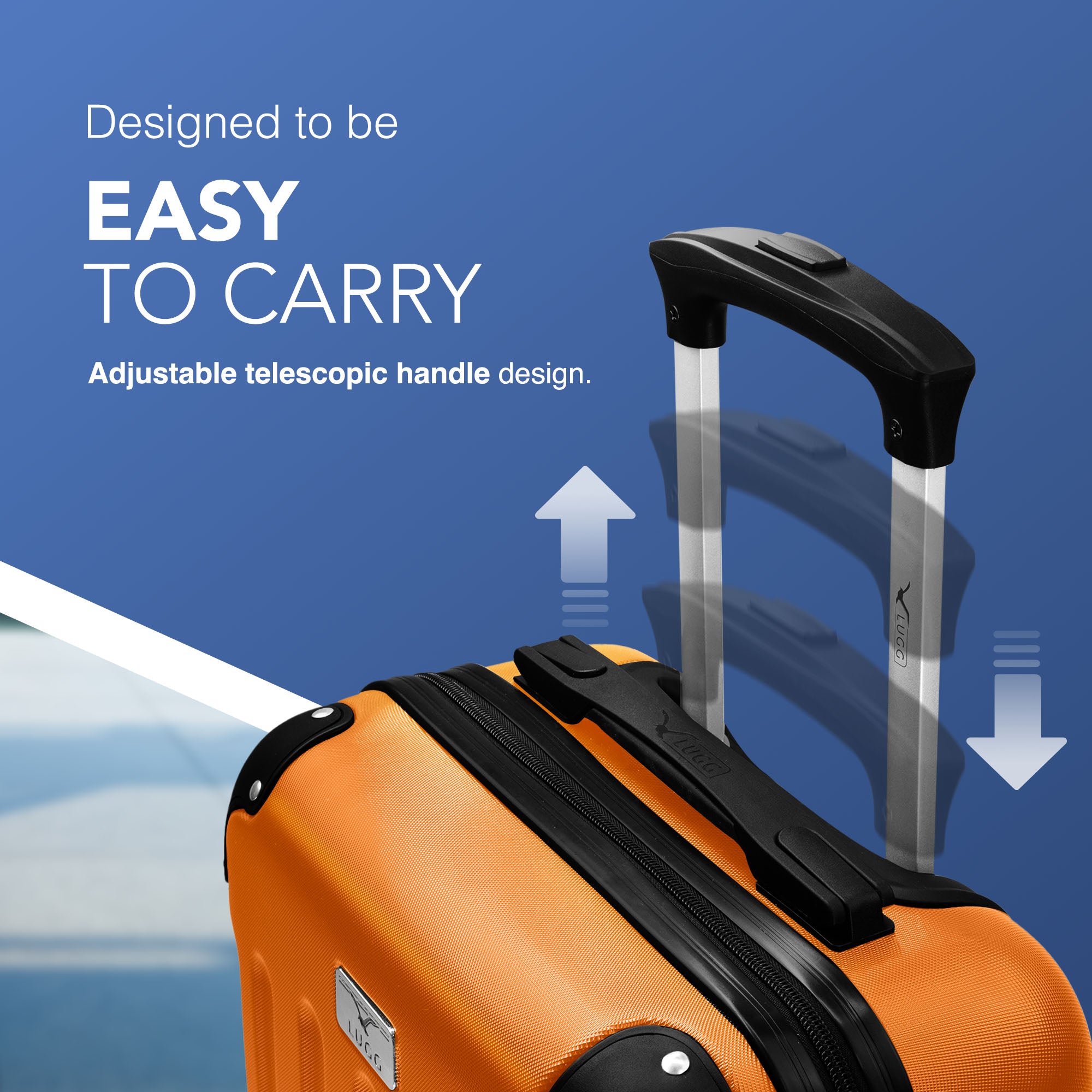 Skywander 15" Underseat Suitcase in Orange