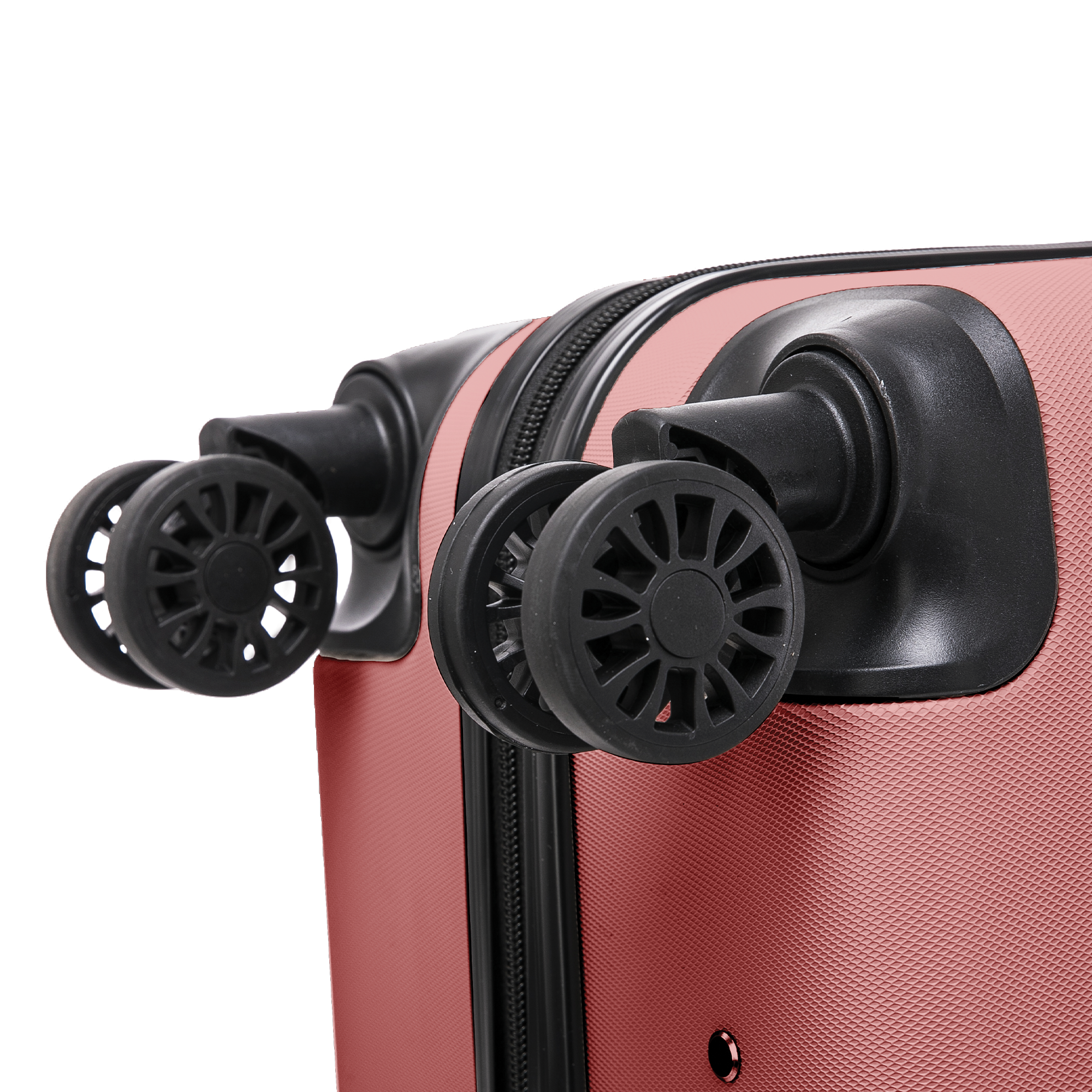 Skywander 3pc Suitcase Set in Rose Gold