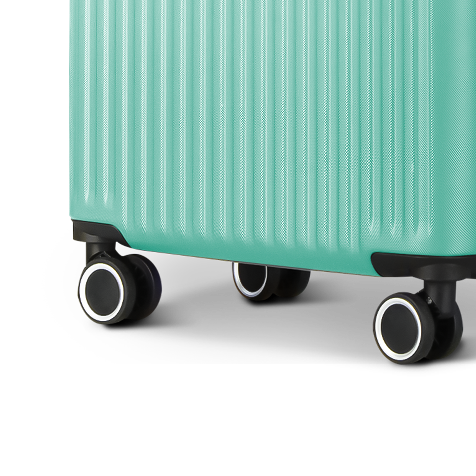 Vacay 28” Suitcase ABS Luggage with TSA Indent Lock, Aluminium Trolley Handle, 360° Spinner Wheels - Airline Compatible (76.5 x 30 x 50.5cm) - Mint
