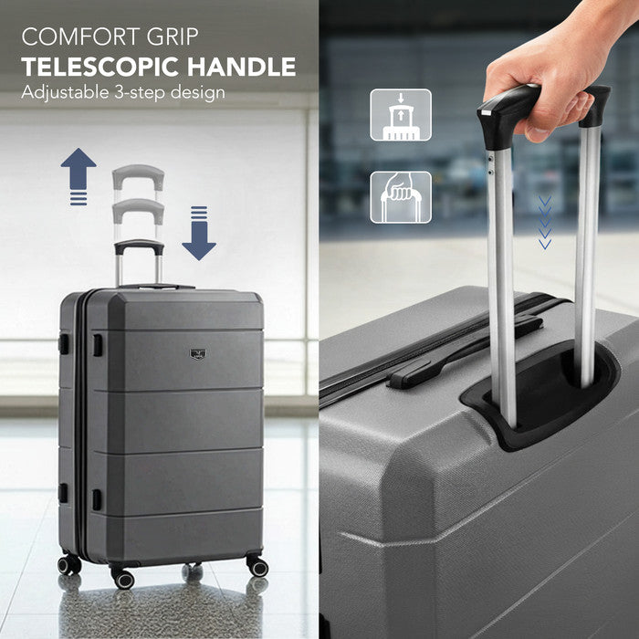 28" Jetset Large Suitcase - Gunmetal