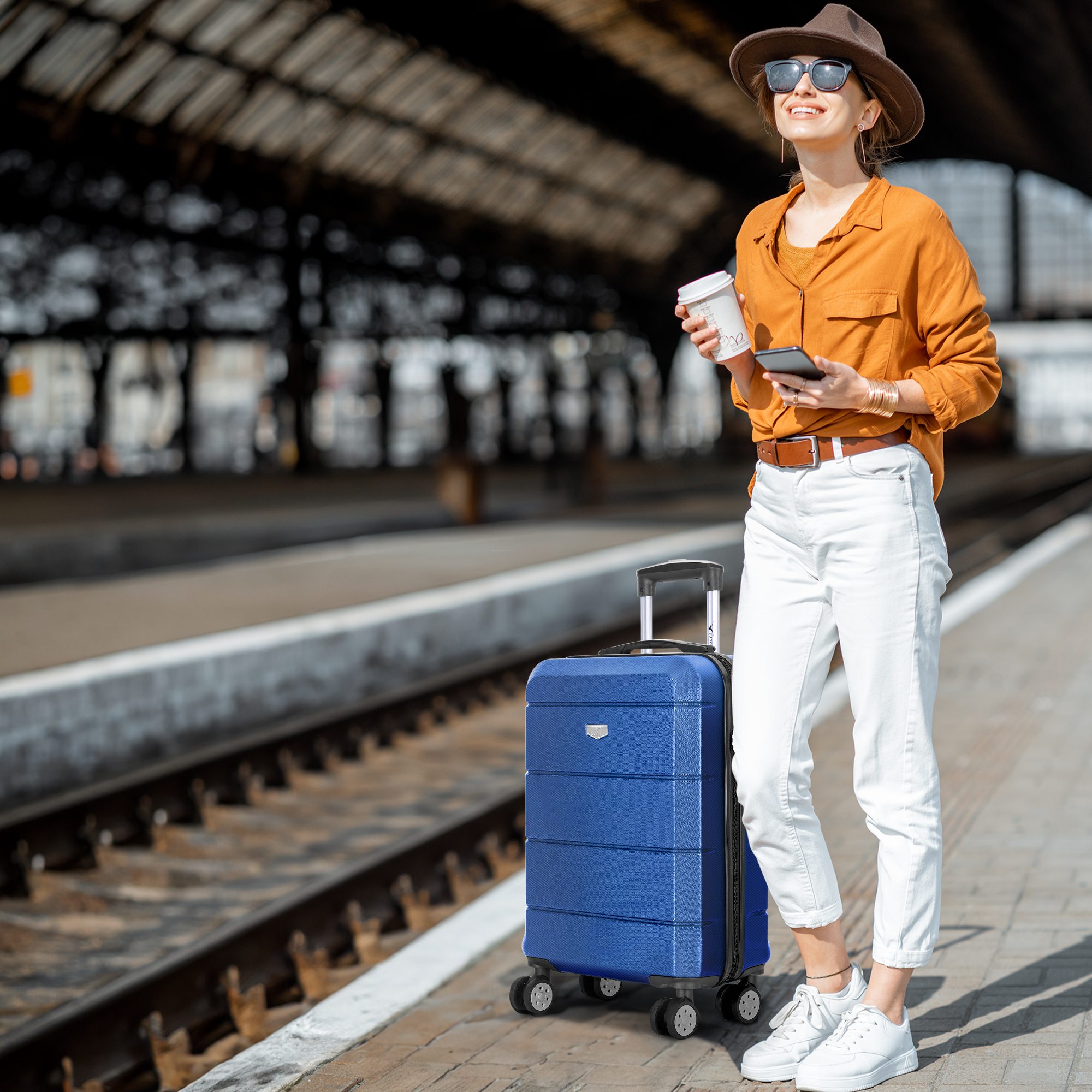 Jetset 20" Cabin Suitcase in Blue