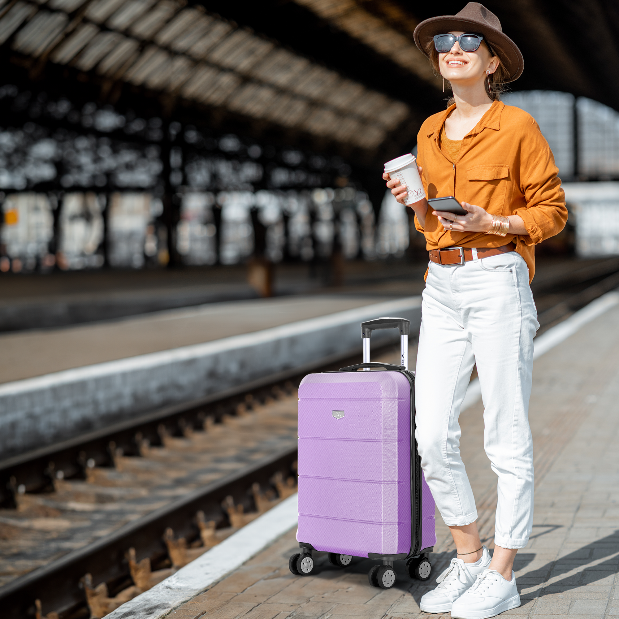 Jetset 20" Cabin Suitcase in Lavender