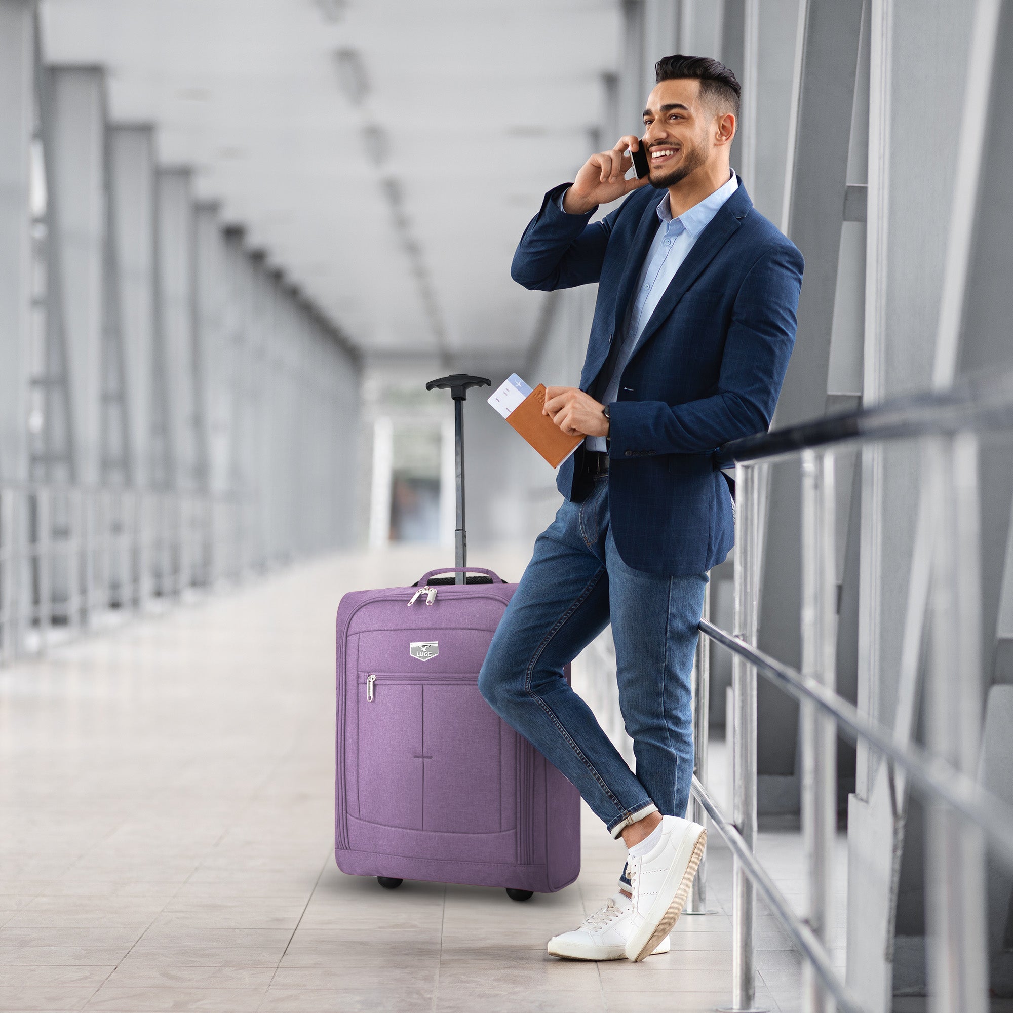 Soft Cabin Bag for EasyJet Overhead Locker - Lilac