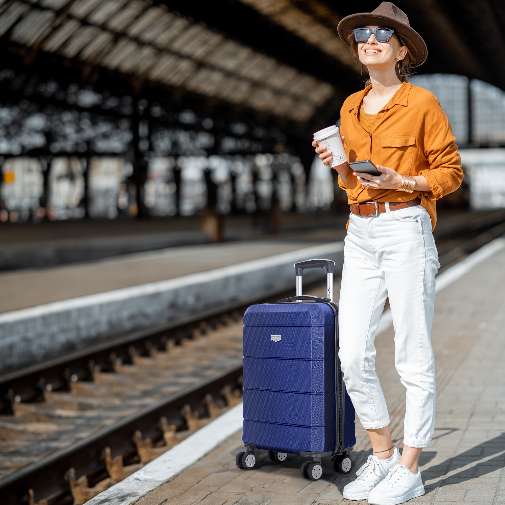 Jetset 20" Cabin Suitcase in Midnight Blue