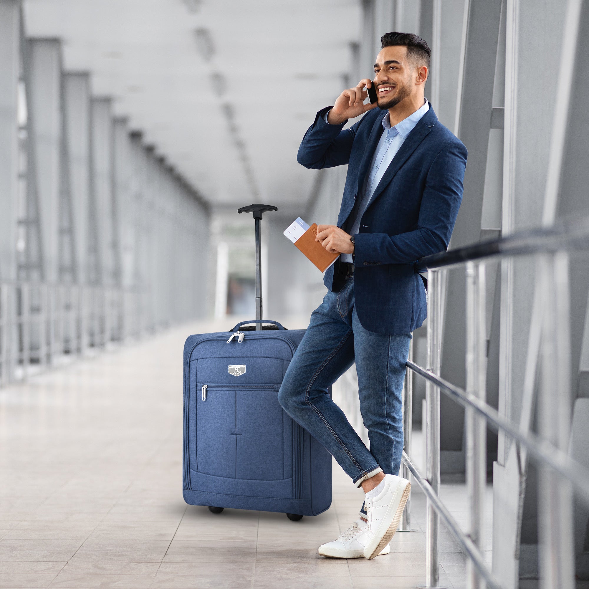 Soft Cabin Bag for EasyJet Overhead Locker - Blue