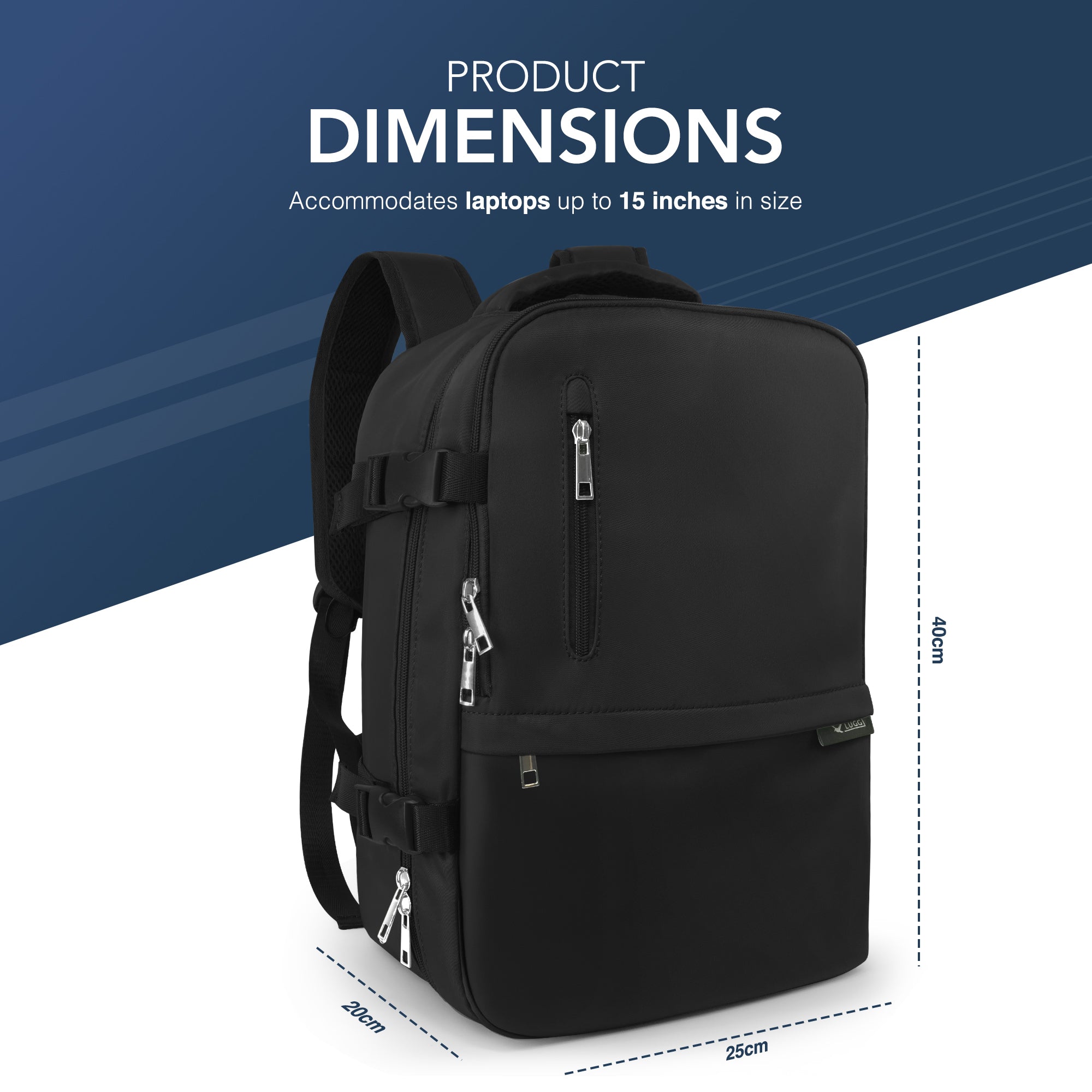 Travel Backpack with Extra Padding