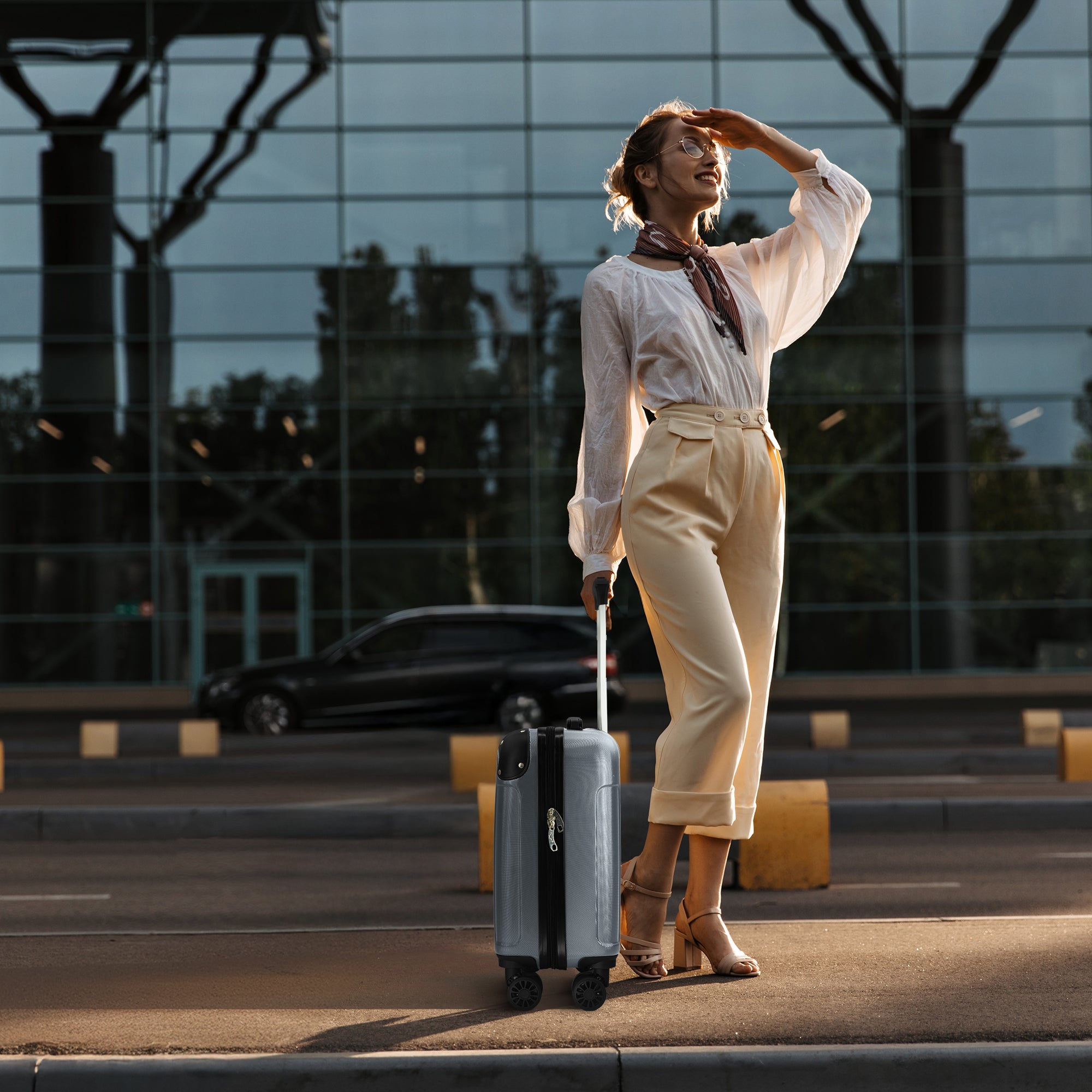 Skywander 15" Underseat Suitcase in Silver