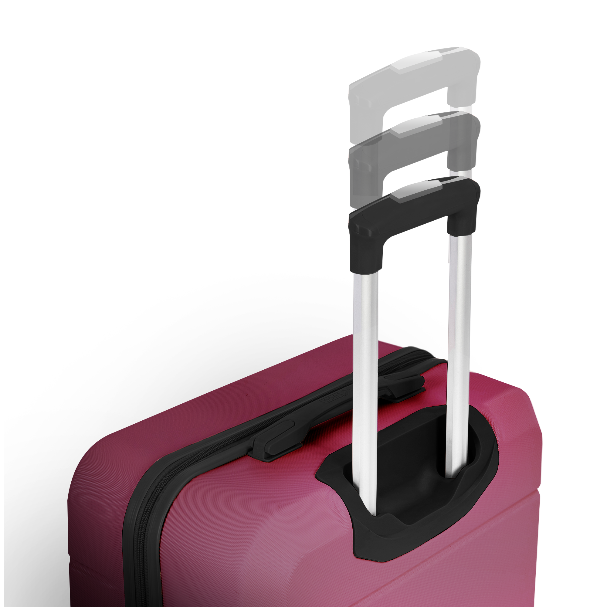 Jetset 3pc Suitcase Set in Burgundy
